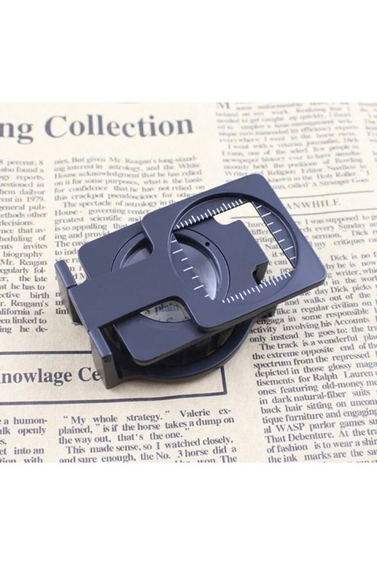 Teksti̇lci̇ler Içi̇n Kumaş Kontrolü Büyüteç Katlanan Metal 15X Büyütme Tdrtr