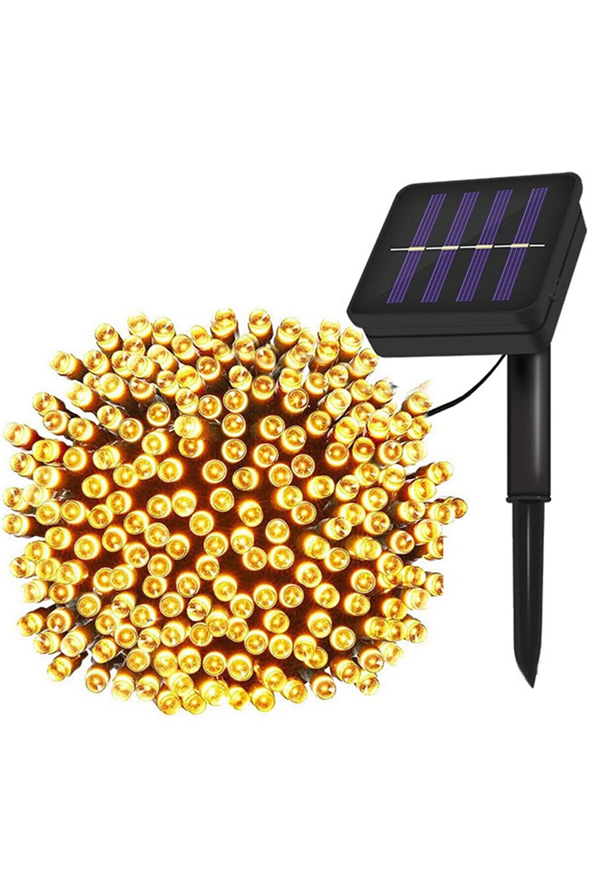 evimdeyokyok 12m 100 Led Gün Işığı Solar Mz3-003 Tdrtr