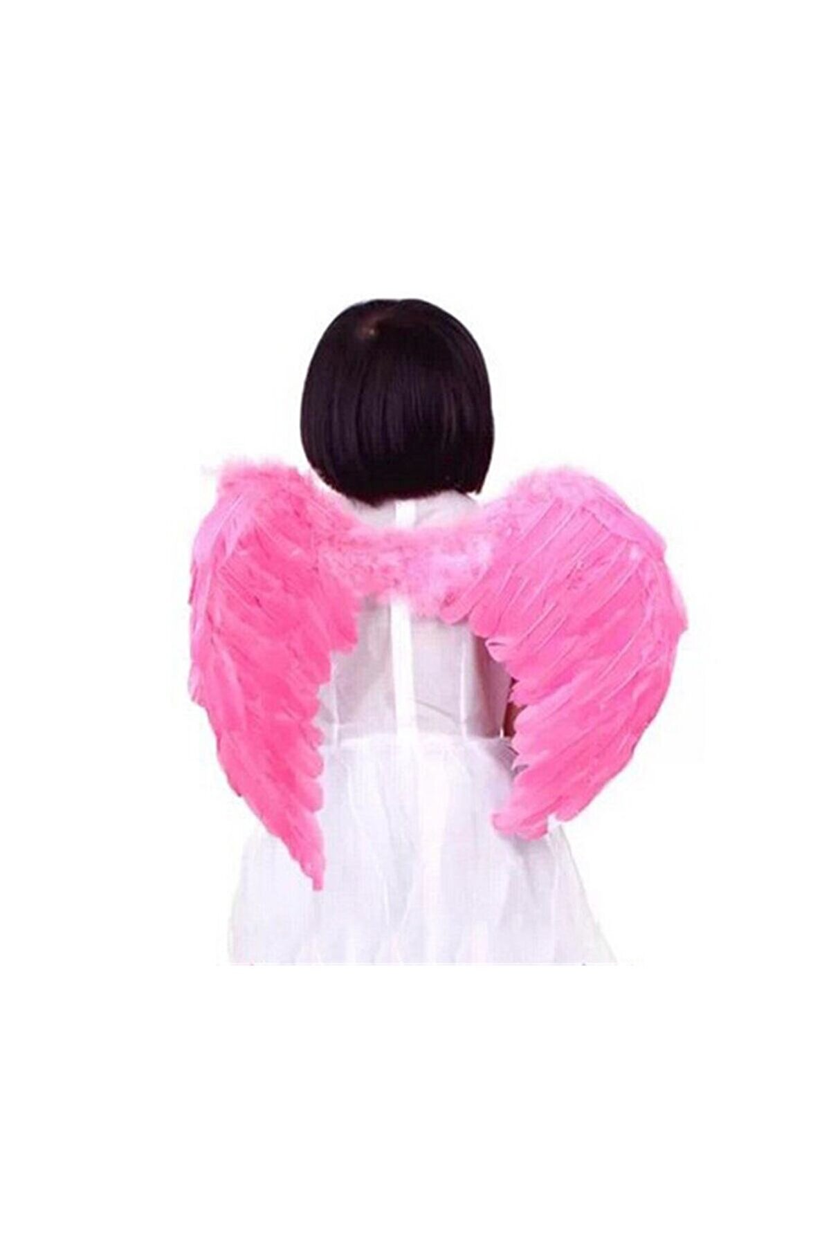 evimdeyokyok Pembe Renk Bebek Boy Küçük Melek Kanadı 40x55 Cm Tdrtr