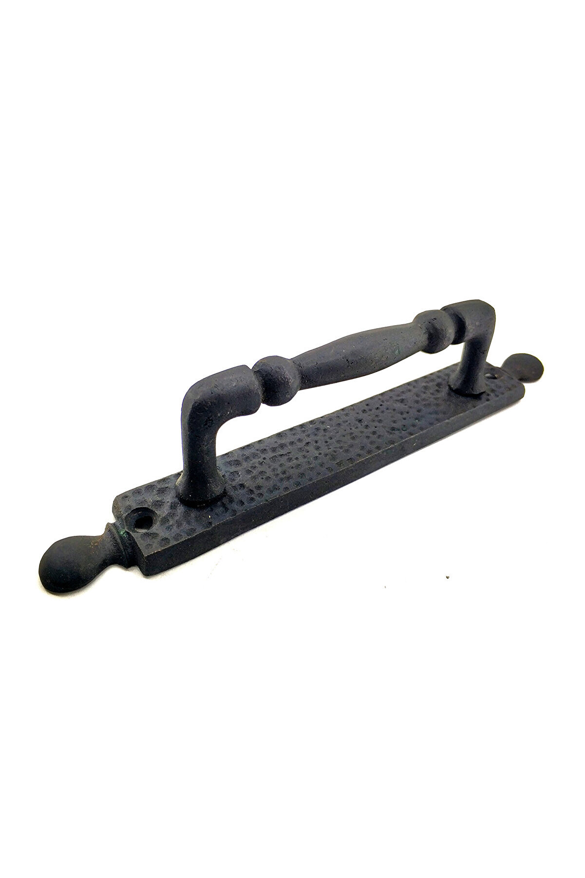 evimdeyokyok Antika Tarz Dekoratif Pirinç Misket Çekme Kapı Kolu - 223x33 Mm, Oksit Tdrtr