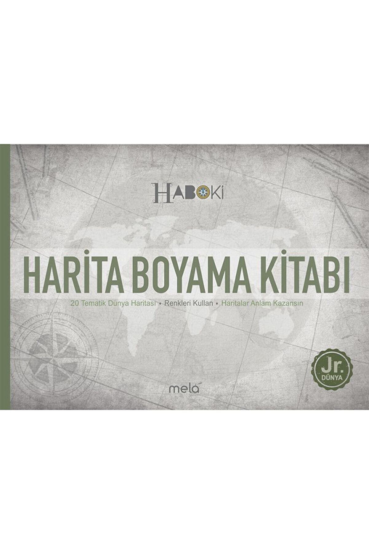 Ti̇maş Yayınları Hari̇ta Boyama Ki̇tabı 20 Temati̇k D&uuml;nya Hari̇tası