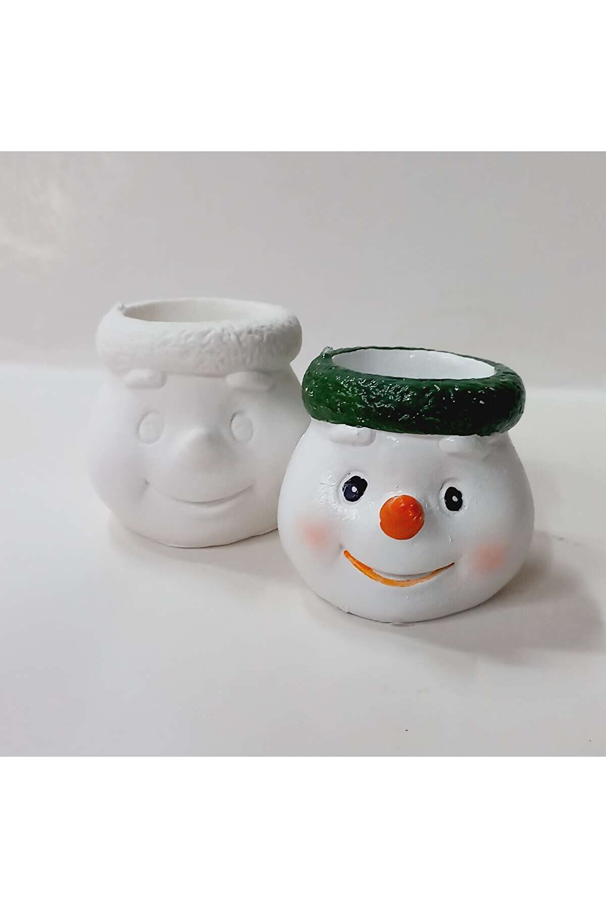 Kalıpcınızburada Kardan Adam Lokumluk Ve Mumluk Si̇li̇kon Kalıp - K7117