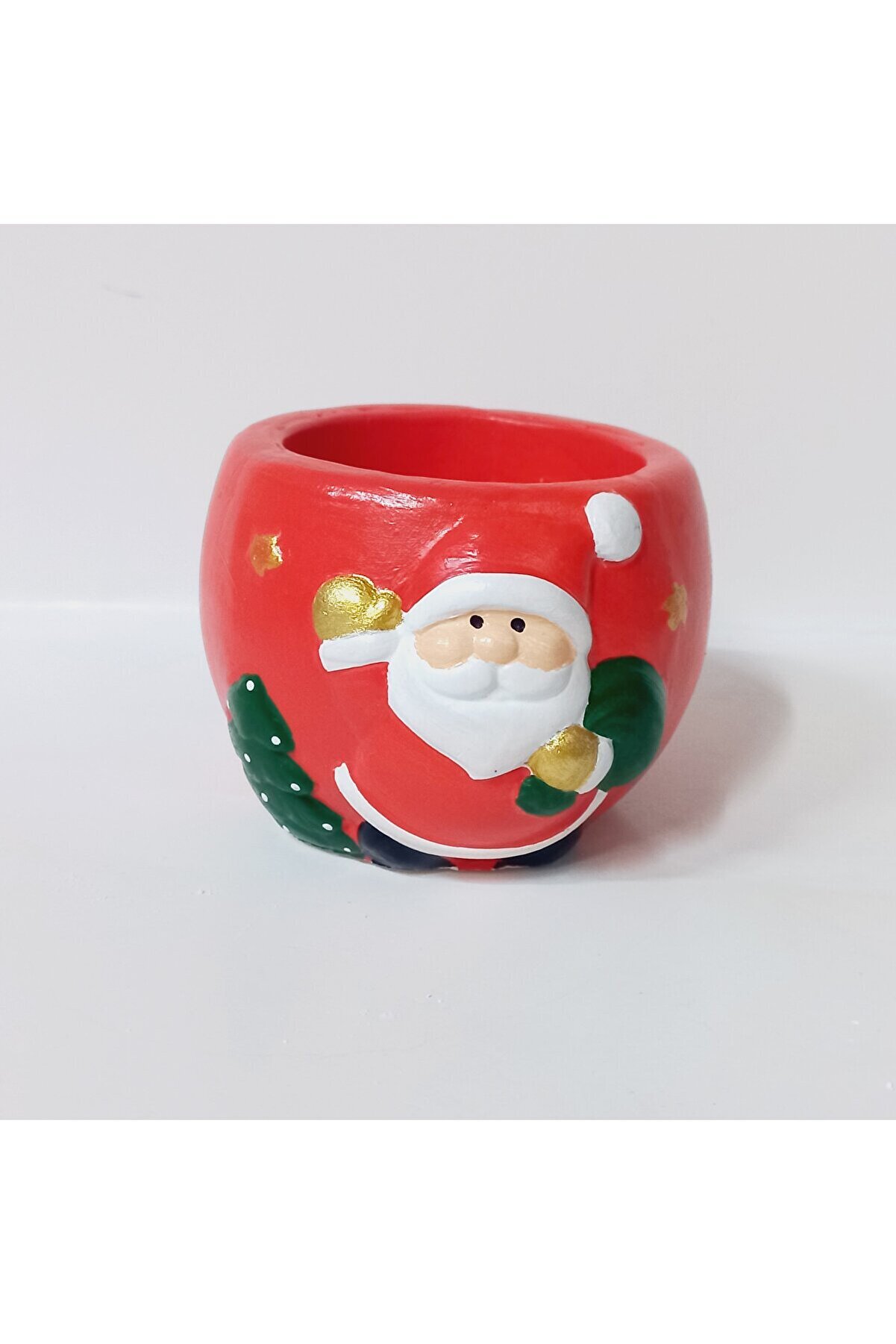 Kalıpcınızburada Kardan Adamlı Saksı Si̇li̇kon Kalıp - K7540