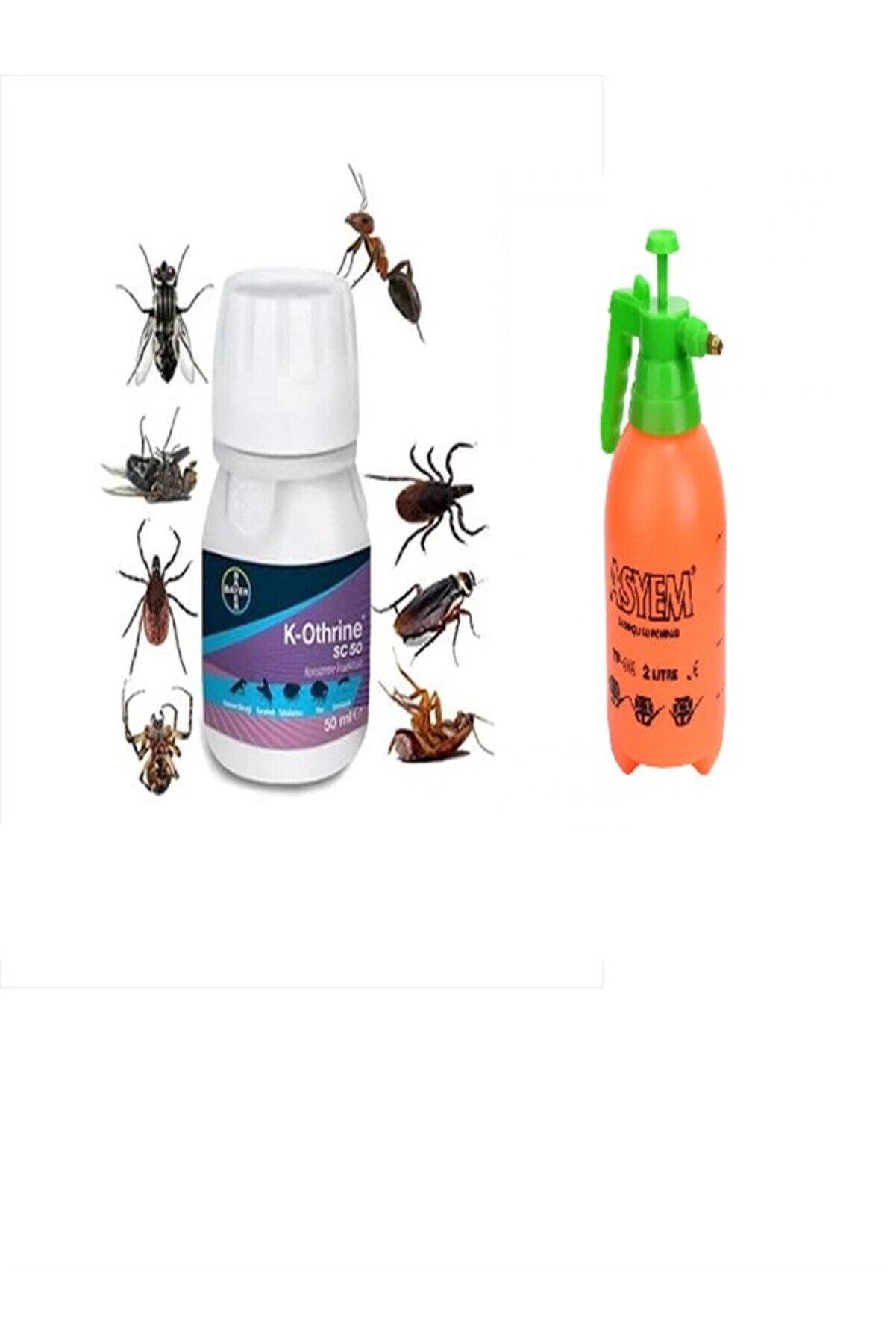 Bayer Haşere İlacı Bayer K-Othri̇ne Sc 50  50 Ml - 2 Li̇tre Ilaclama Pompası