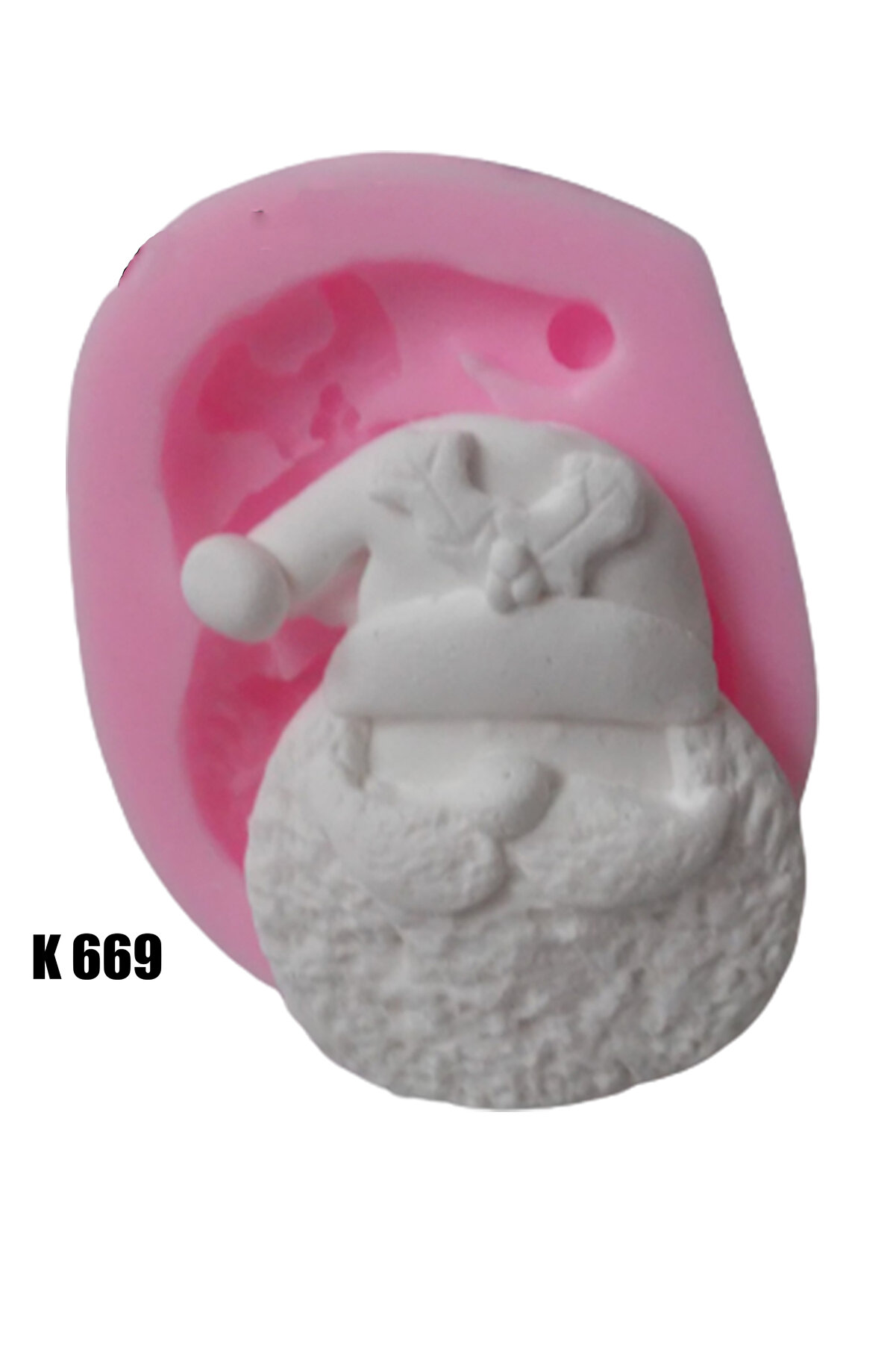 Kalıpcınızburada Noel Baba Si̇li̇kon Kalıp - K669