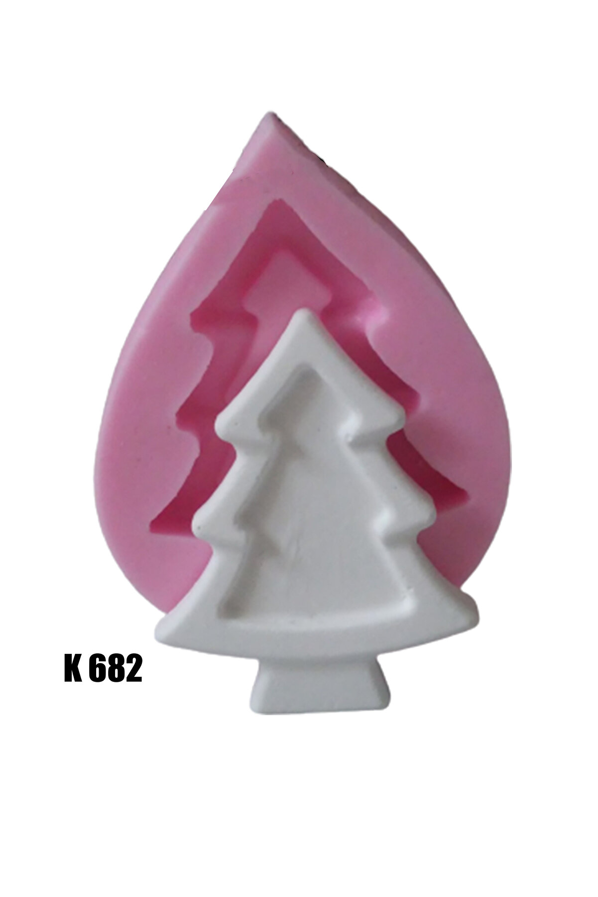 Kalıpcınızburada Noel Ağacı  Si̇li̇kon Kalıp - K682