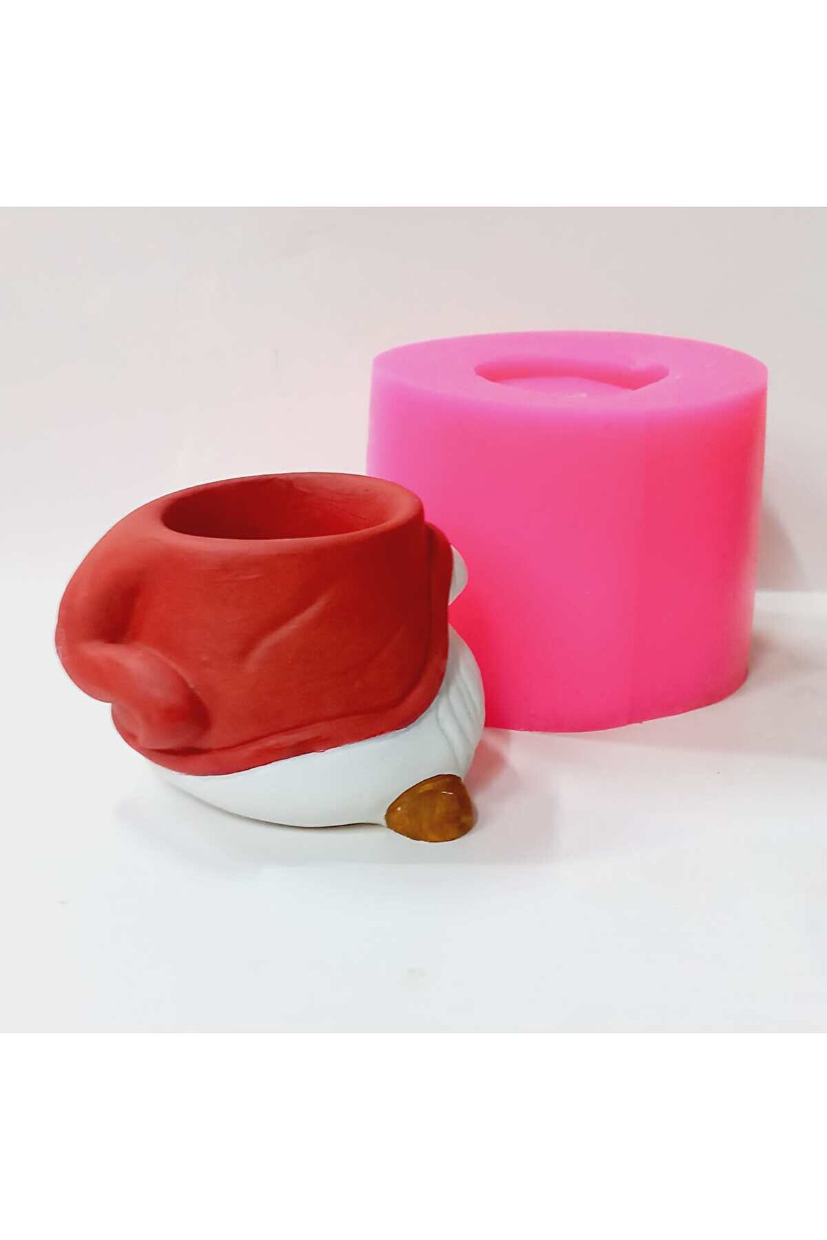 Kalıpcınızburada Noel Baba Saksı Si̇li̇kon Kalıp  - K6950