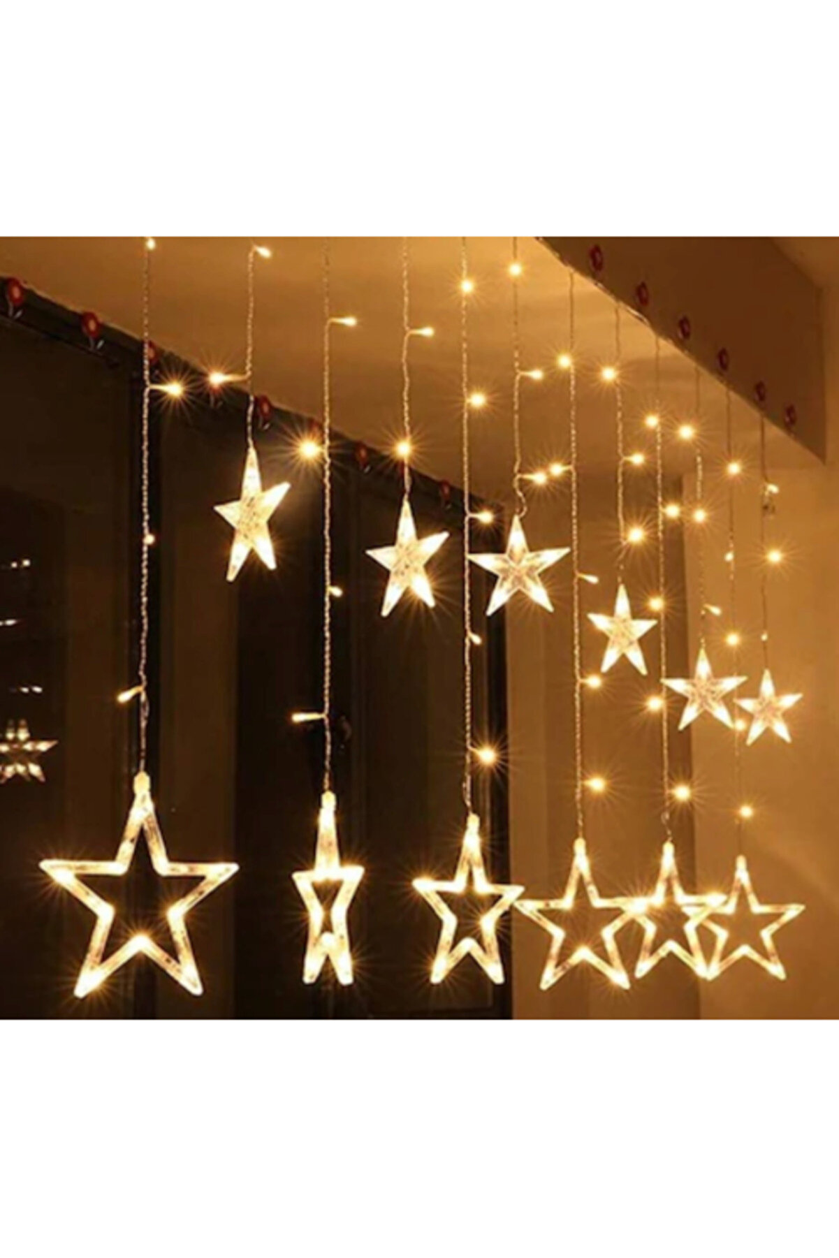 evimdeyokyok Yıldız Perde Led Gün Işığı