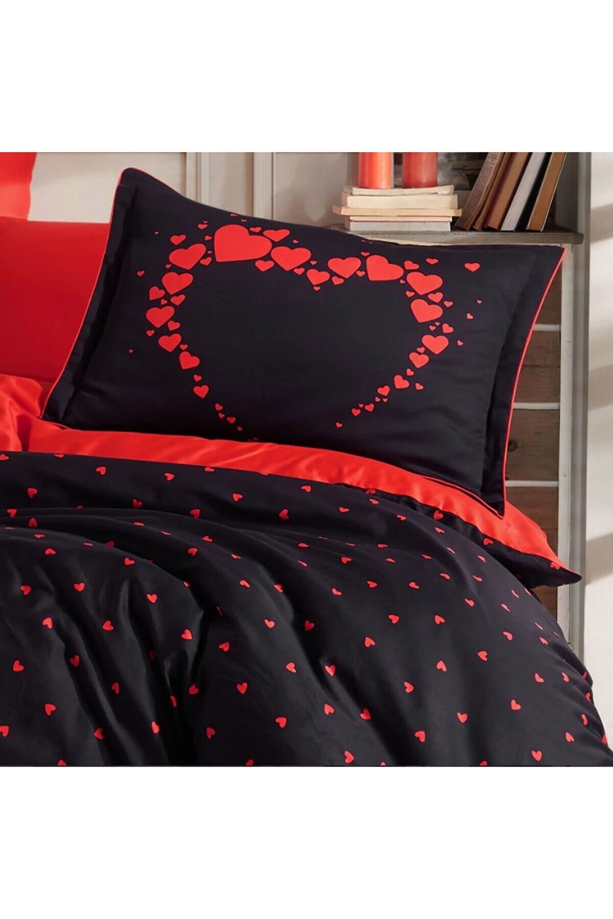 Bi̇lfold &Ccedil;i̇ft Ki̇şi̇li̇k Saten Nev Amore Si̇yah