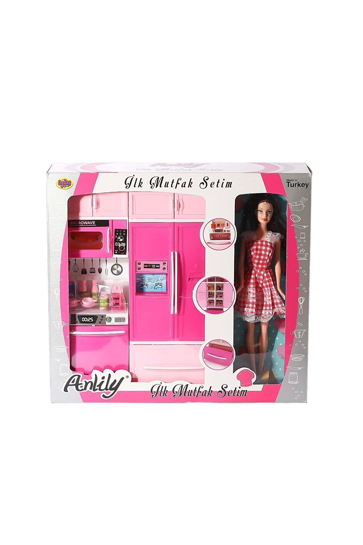 02318 Anli̇ly Bebekli̇ Mutfak Dolabı Oyun Seti̇ -Oydaş