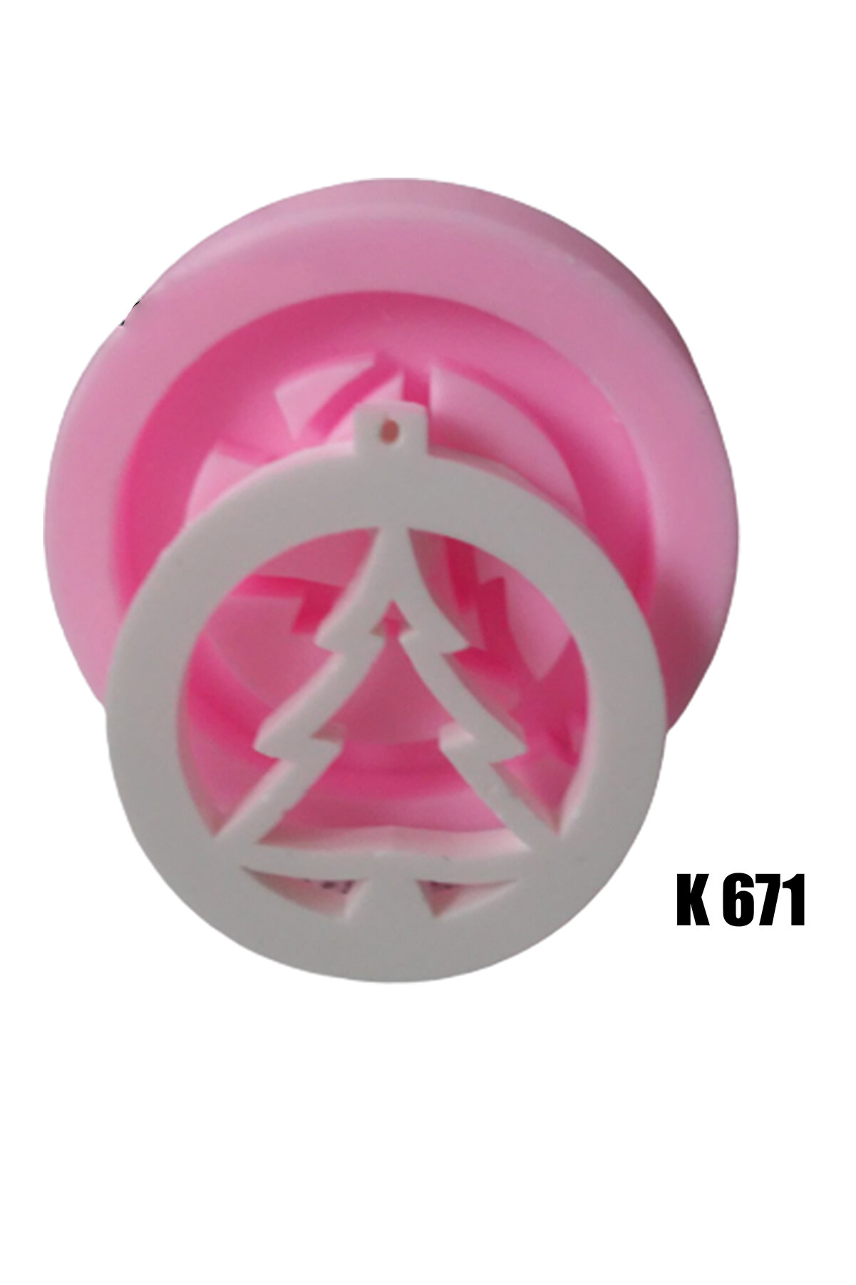 Kalıpcınızburada Noel Ağaç Süsü Si̇li̇kon Kalıp - K671