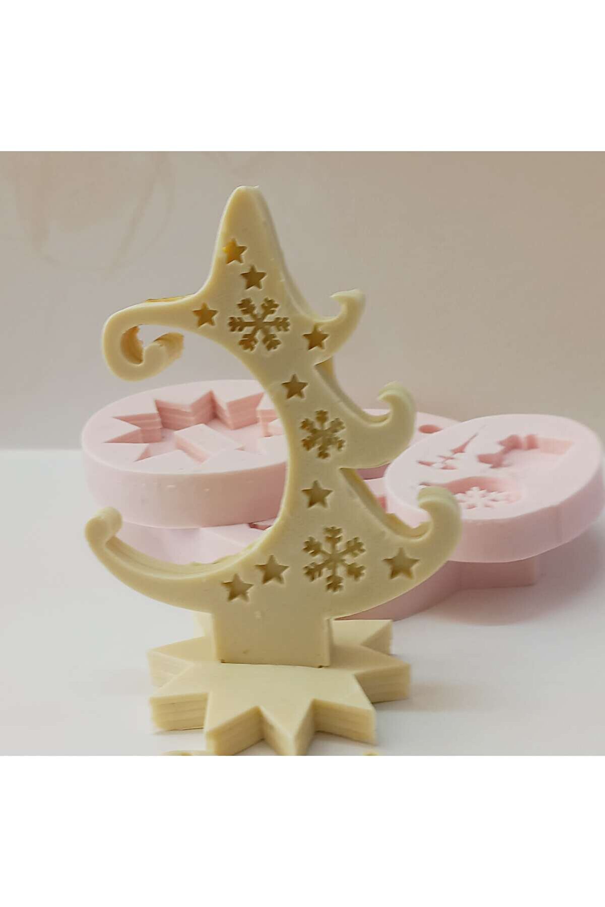 Kalıpcınızburada Noel Ağacı Si̇li̇kon Kalıp - K7257