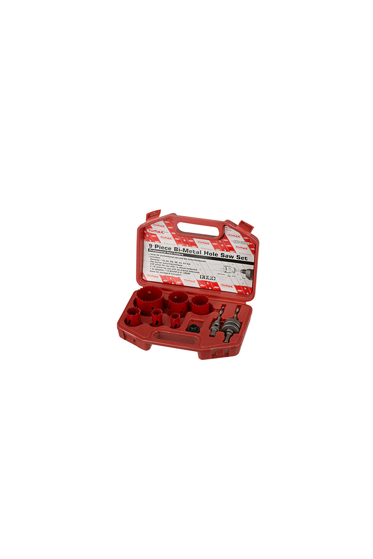 evimdeyokyok Bi-metal Panç Takımı - 13`lü Set (19-64 MM), Ahşap Için, Çantalı Tdrtr