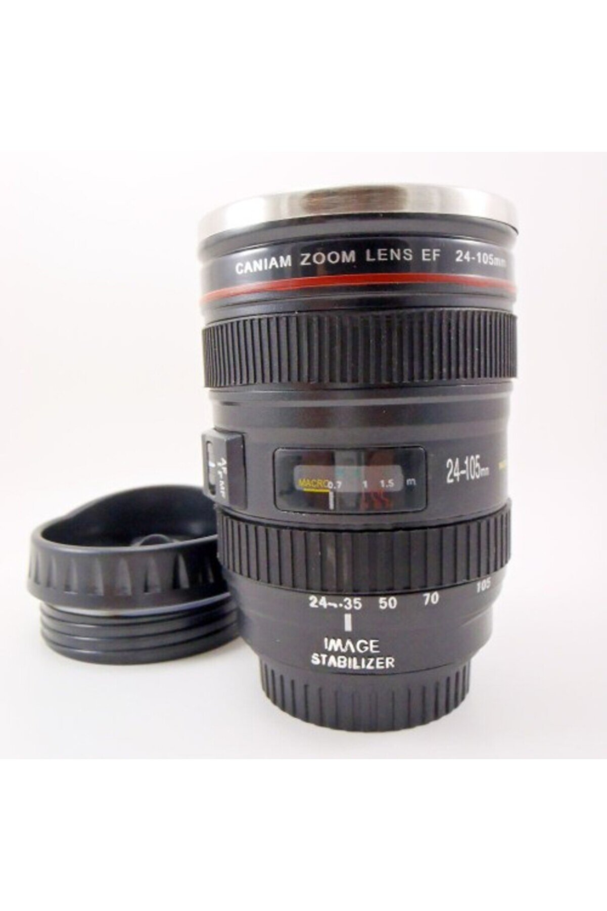 evimdeyokyok Objektif Görünümlü Termos Bardak