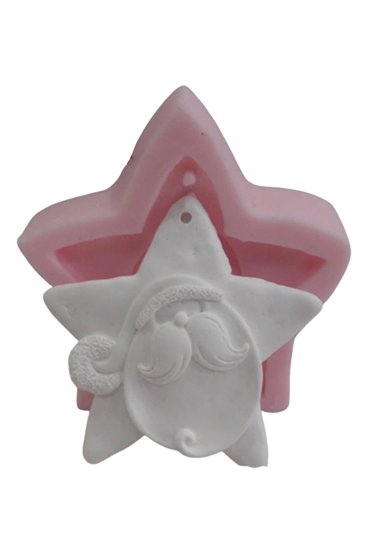 Kalıpcınızburada Yıldız  Noel Baba Si̇li̇kon Kalıp - K581