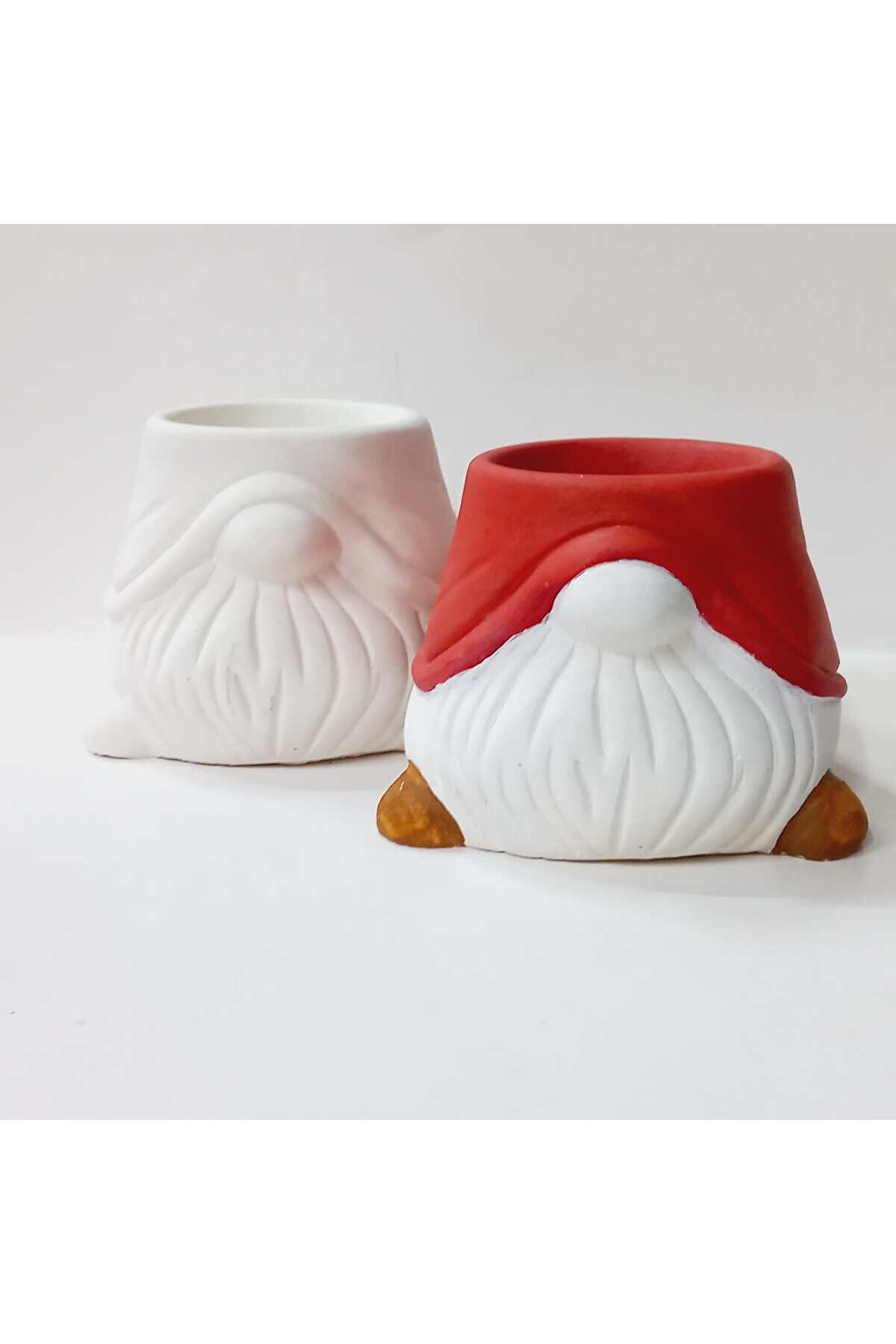 Kalıpcınızburada Noel Baba Saksı Si̇li̇kon Kalıp  - K6950