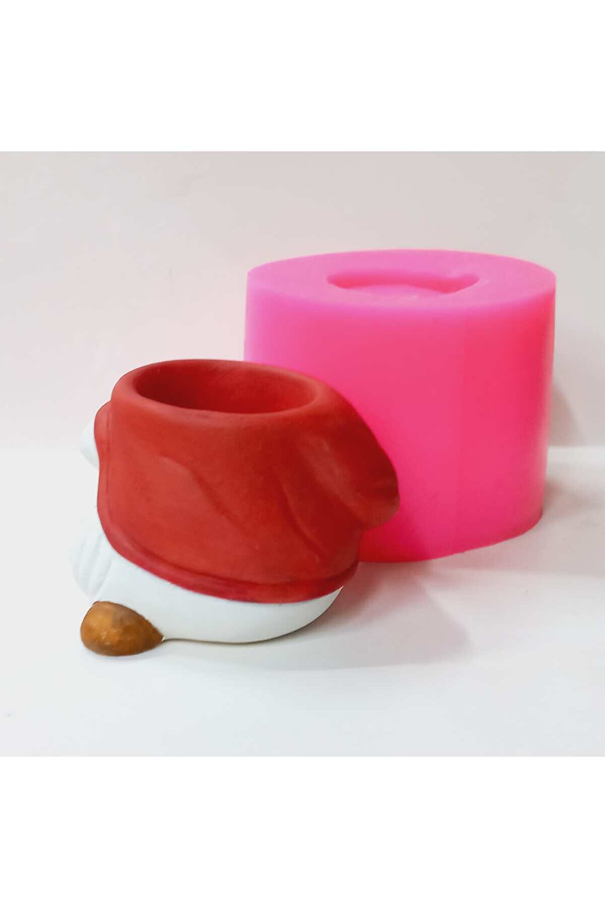 Kalıpcınızburada Noel Baba Saksı Si̇li̇kon Kalıp  - K6950