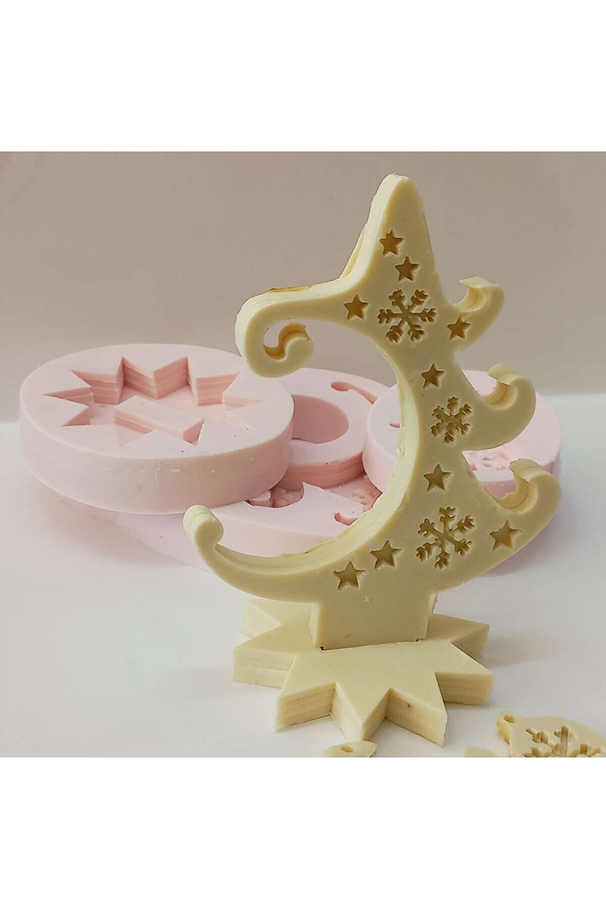 Kalıpcınızburada Noel Ağacı Si̇li̇kon Kalıp - K7257