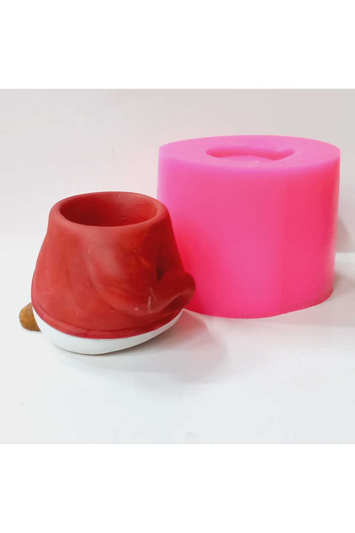 Kalıpcınızburada Noel Baba Saksı Si̇li̇kon Kalıp  - K6950