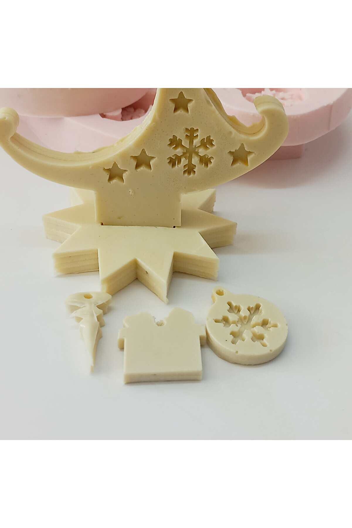 Kalıpcınızburada Noel Ağacı Si̇li̇kon Kalıp - K7257