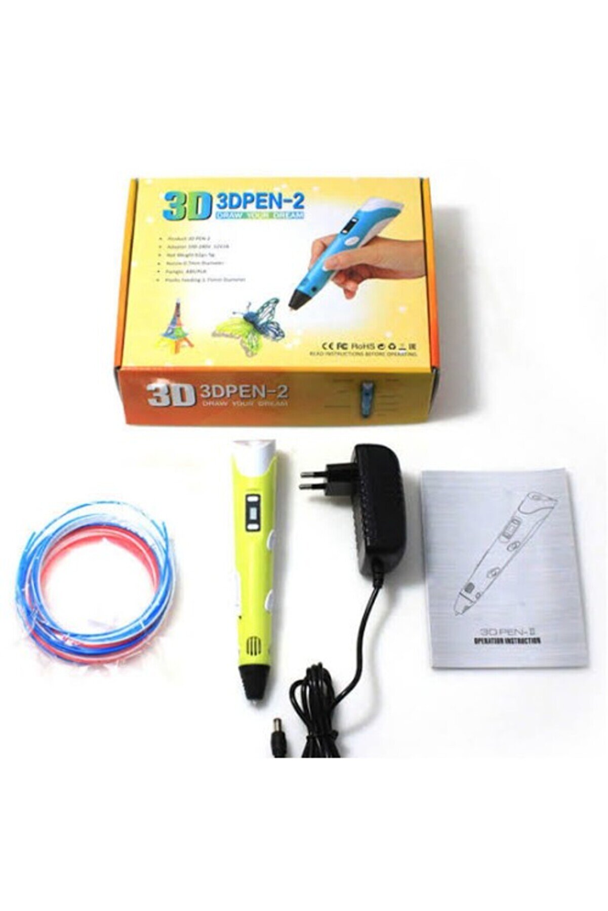 Üç Boyutlu Yazıcı 3D Kalem Pen Pri̇nter