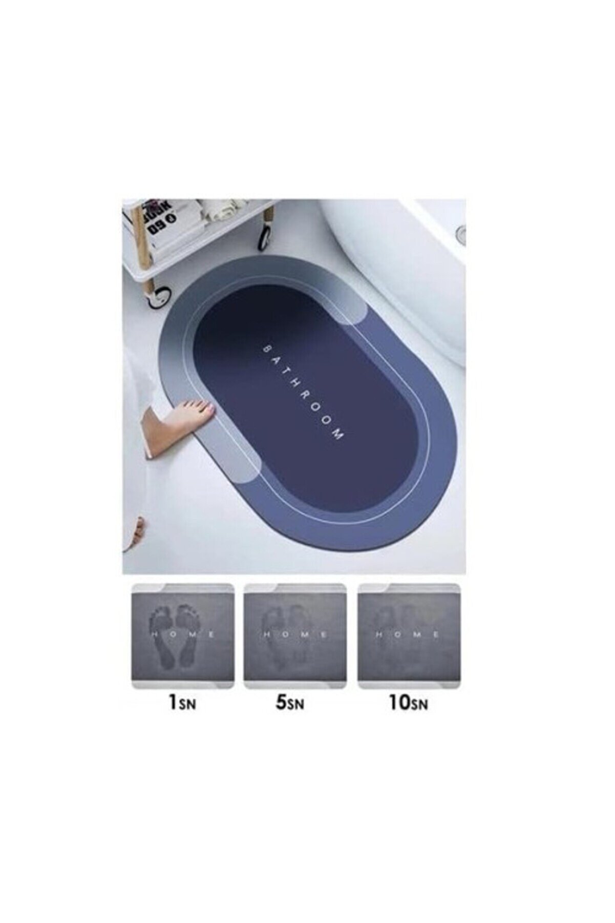 Süper Emıcı Banyo Paspası