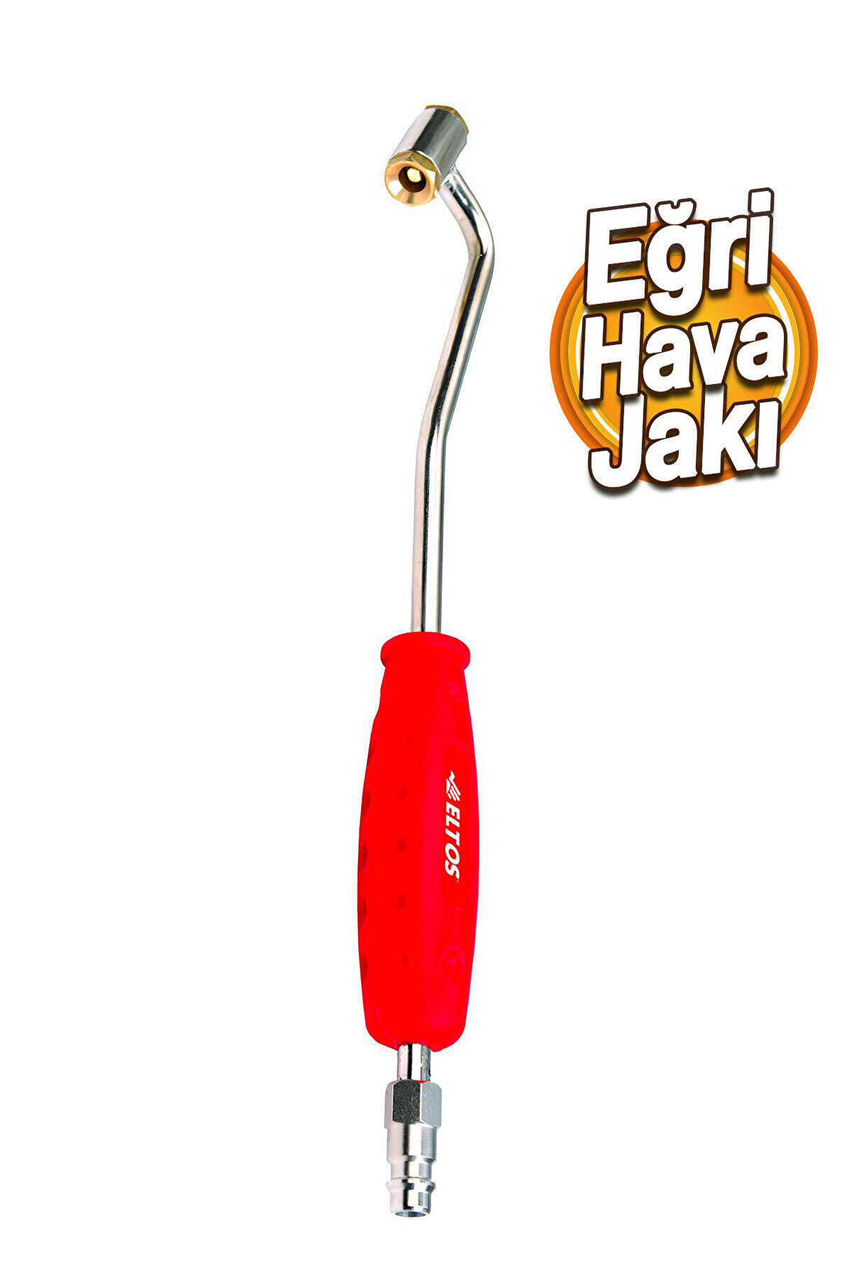 Eltos Kapli̇nli̇ Kompresör Lasti̇k Şi̇şi̇rme Eğri̇ Hava Jakı Kırmızı Ehj 003