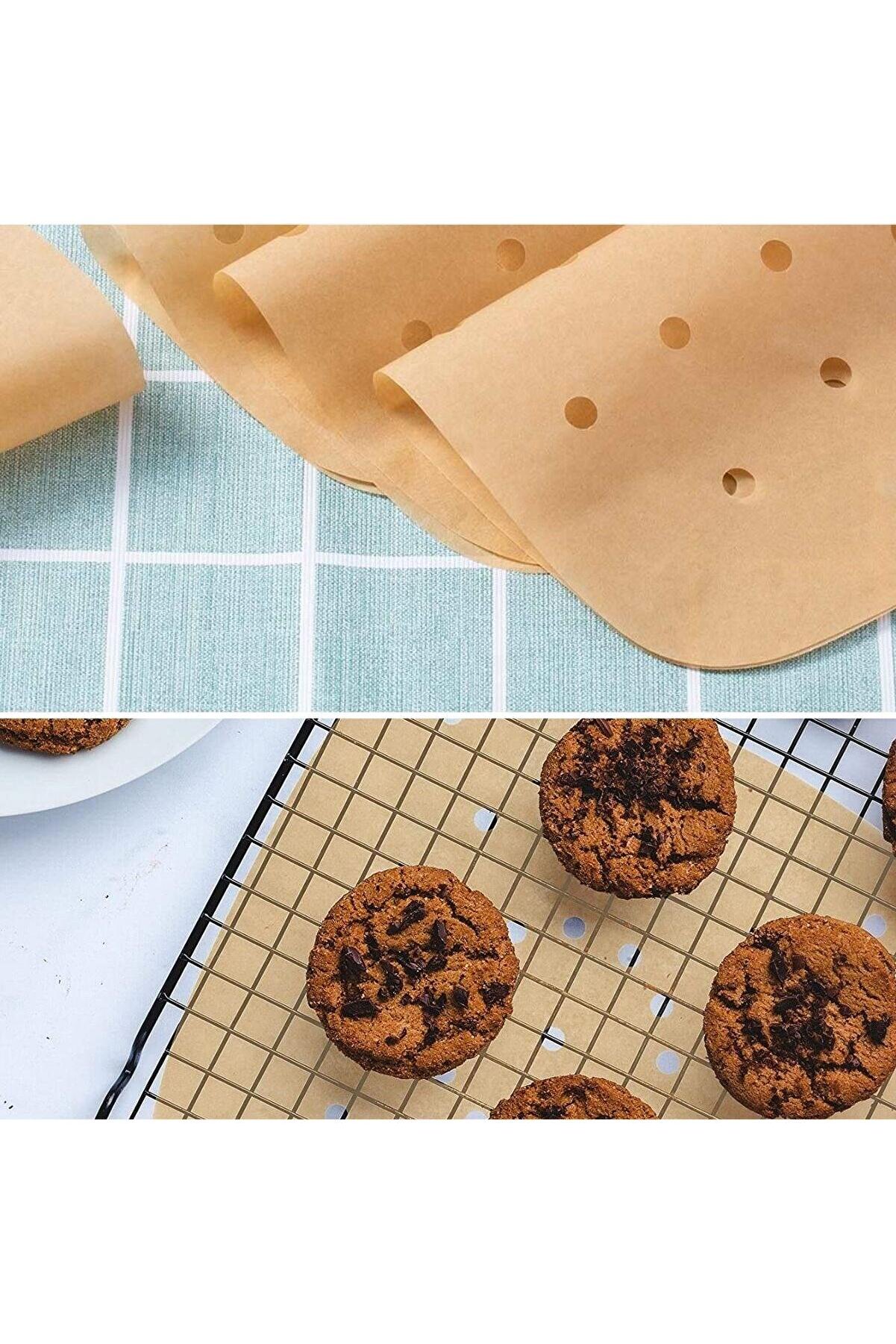 Go İthalat 250 Adet Ai̇r Fryer Pi̇şi̇rme Kağıdı Tek Kullanımlık Hava Fri̇t&ouml;z Yağ Ge&ccedil;i̇rmez Yapışmaz