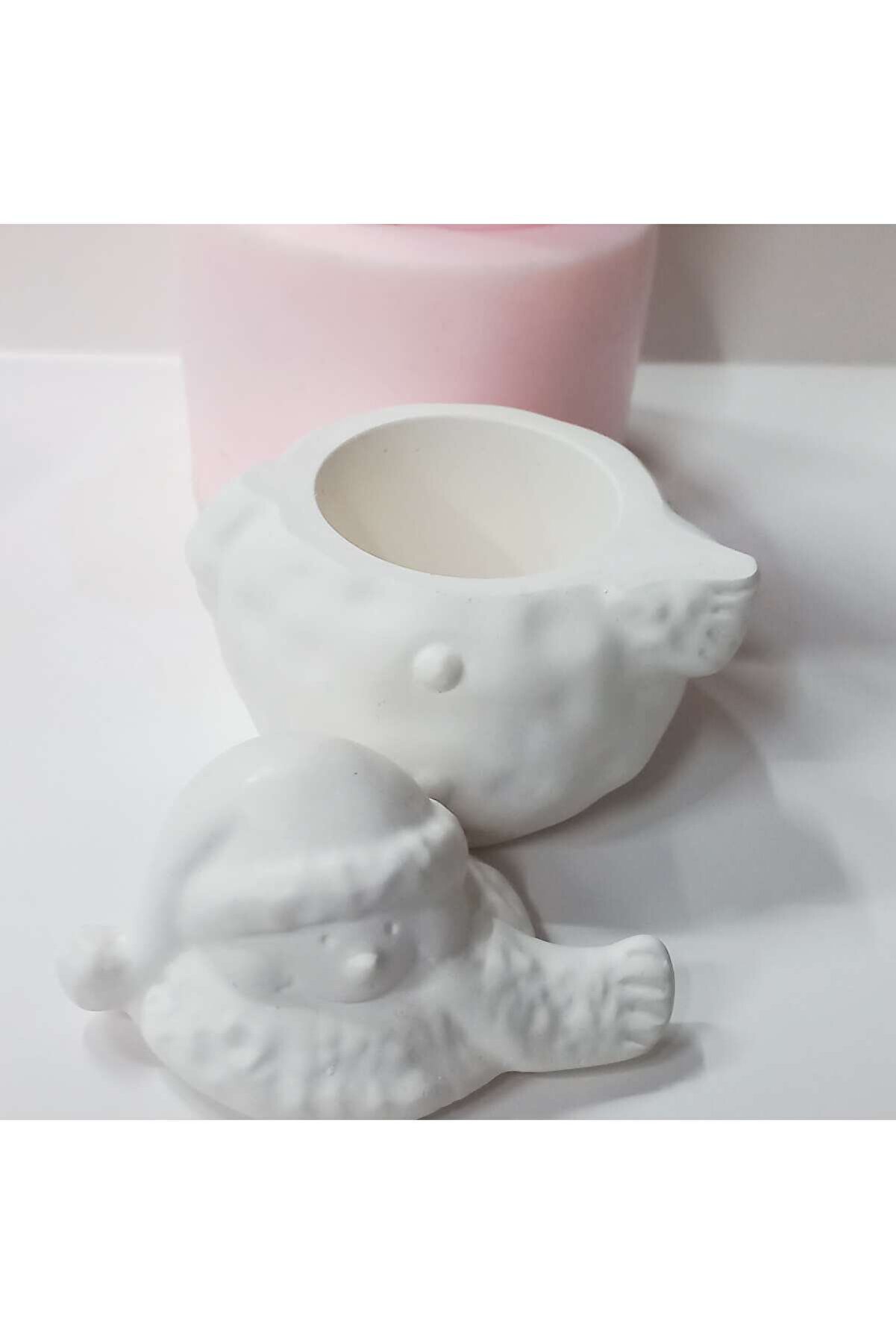 Kalıpcınızburada Kardan Adam Kutu Si̇li̇kon Kalıp - K7662