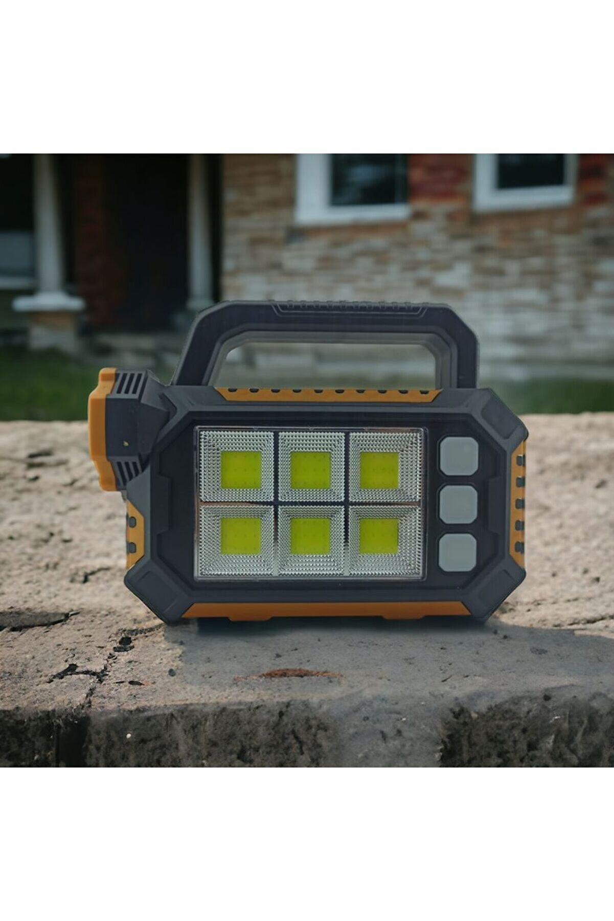 evimdeyokyok 15W Güneş Enerjili Powerbank Özellikli Çok Fonksiyonlu Işıldak Fener GS490