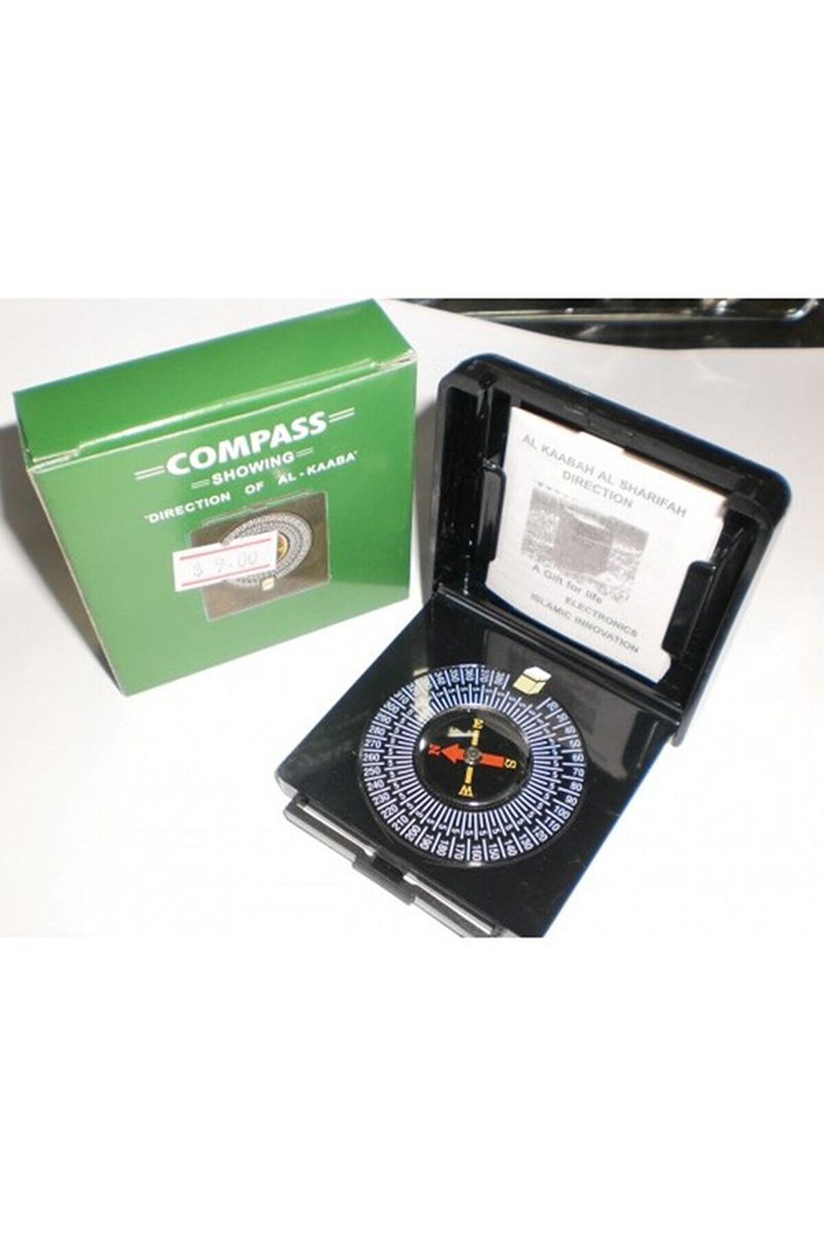 Özel Kutulu Kıble Tayi̇ni̇ İçi̇n Pusula Kare Kutu