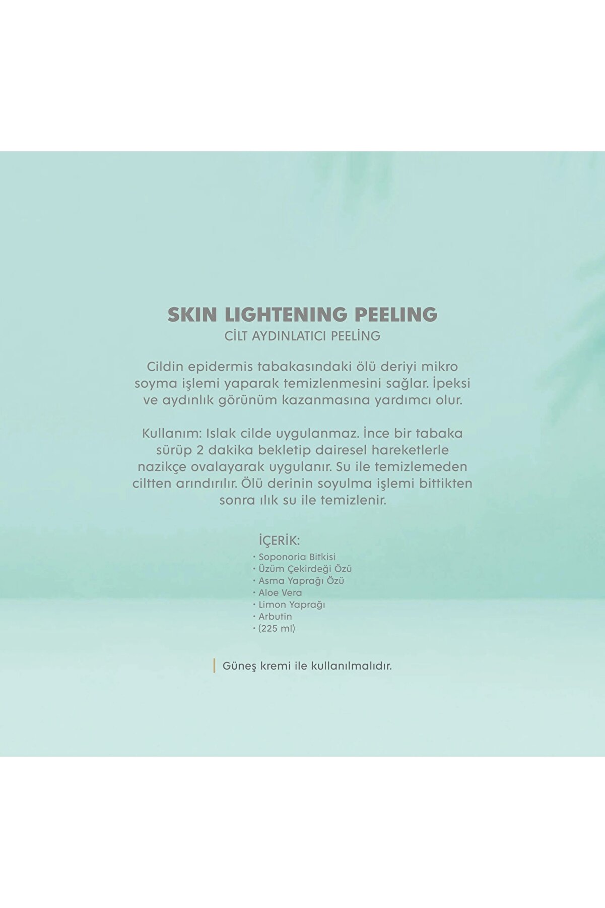 L Ovena De Pari̇s - Skın Lıghtenıng Peelıng - 225 Ml