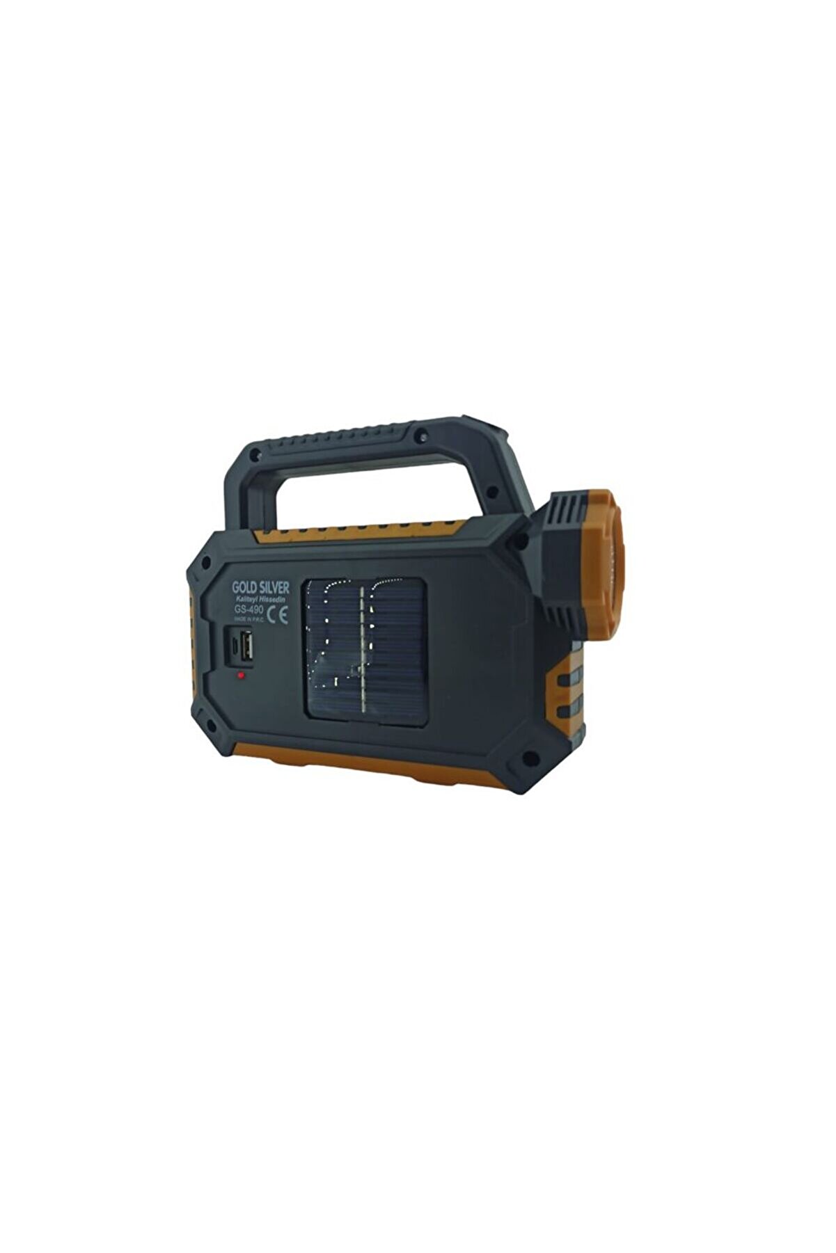 15W Güneş Enerji̇li̇ Powerbank Özelli̇kli̇ Çok Fonksi̇yonlu Işıldak Fener Gs490