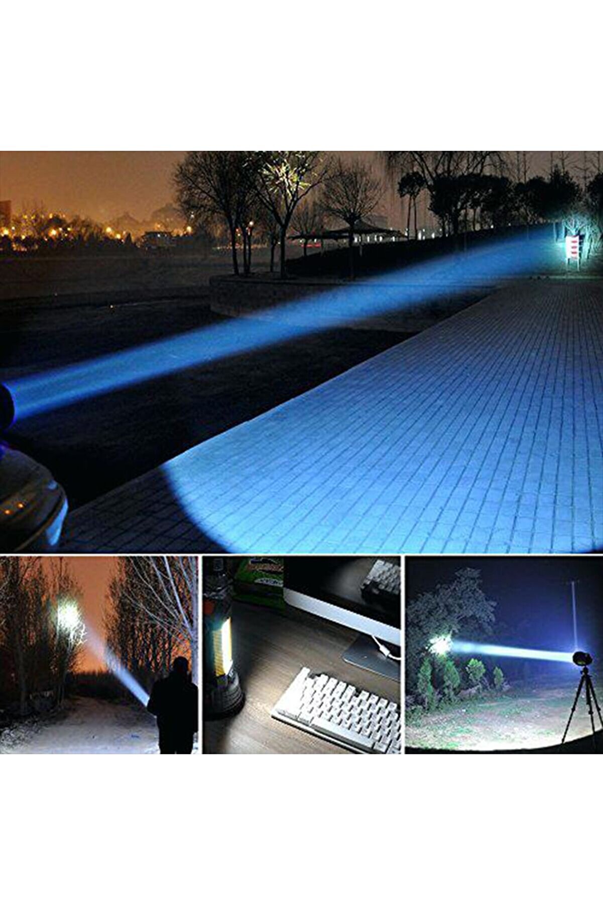 Projektor Modeli̇ Zoomlu Şarjlı El Feneri̇ Wt-129