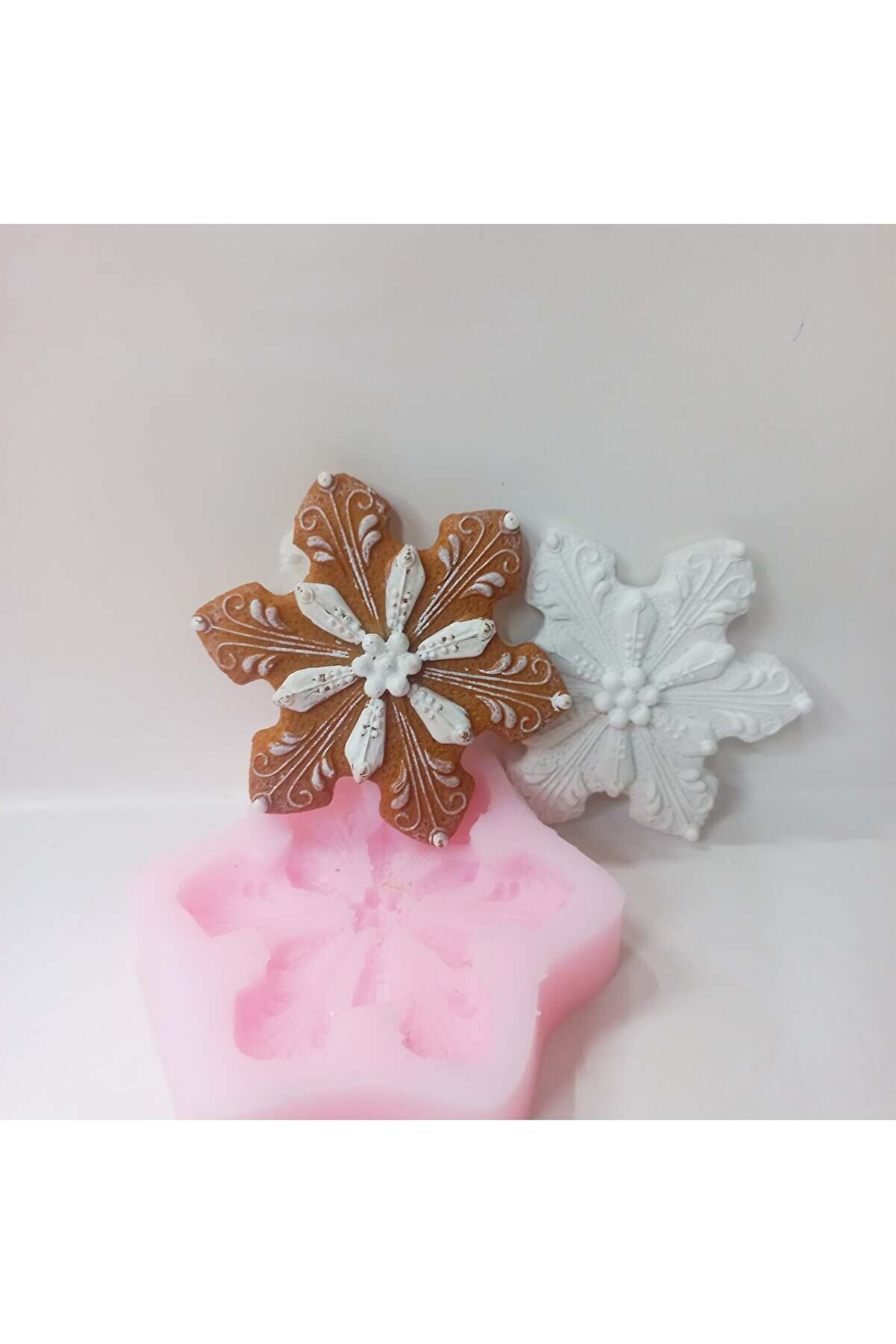 Kalıpcınızburada Kar Tanesi̇ Si̇li̇kon Kalıp-K7703