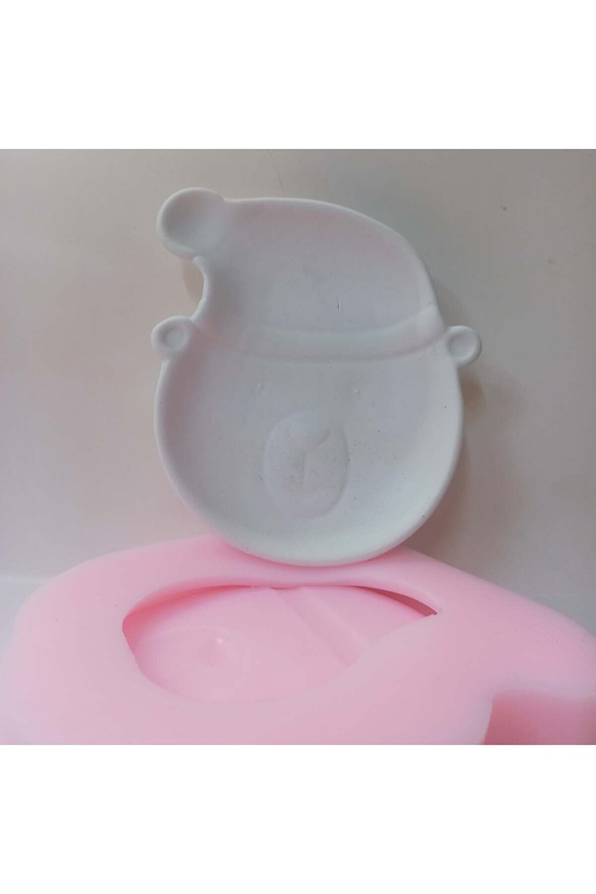 Kalıpcınızburada Noel Ayıcık Tabak Si̇li̇kon Kalıp -K7687