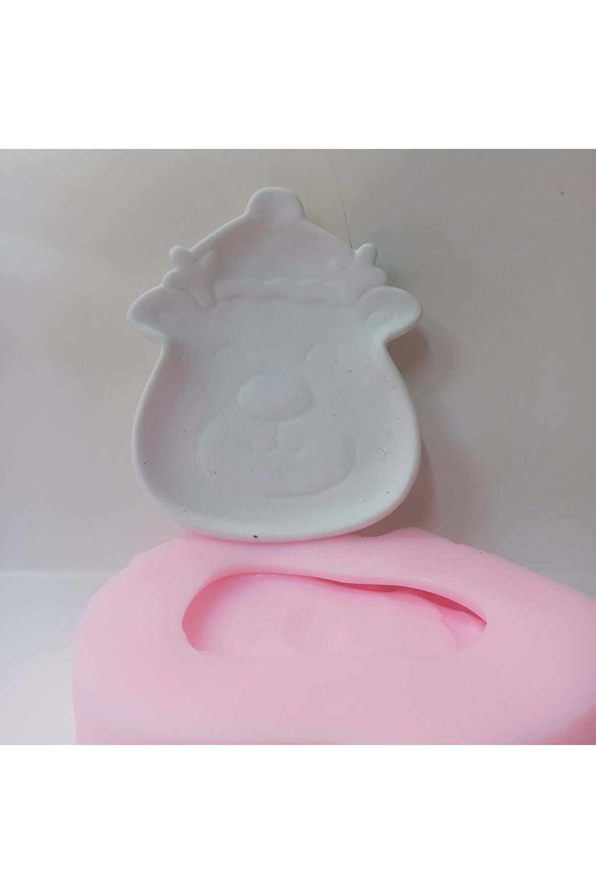 Kalıpcınızburada Geyi̇k Tabak Si̇li̇kon Kalıp -K7689