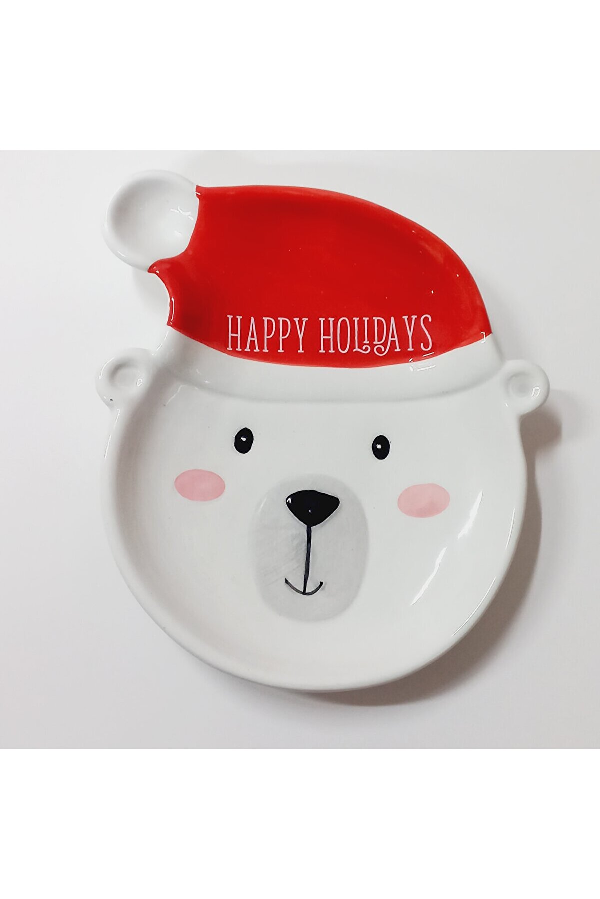 Kalıpcınızburada Noel Ayıcık Tabak Si̇li̇kon Kalıp -K7687