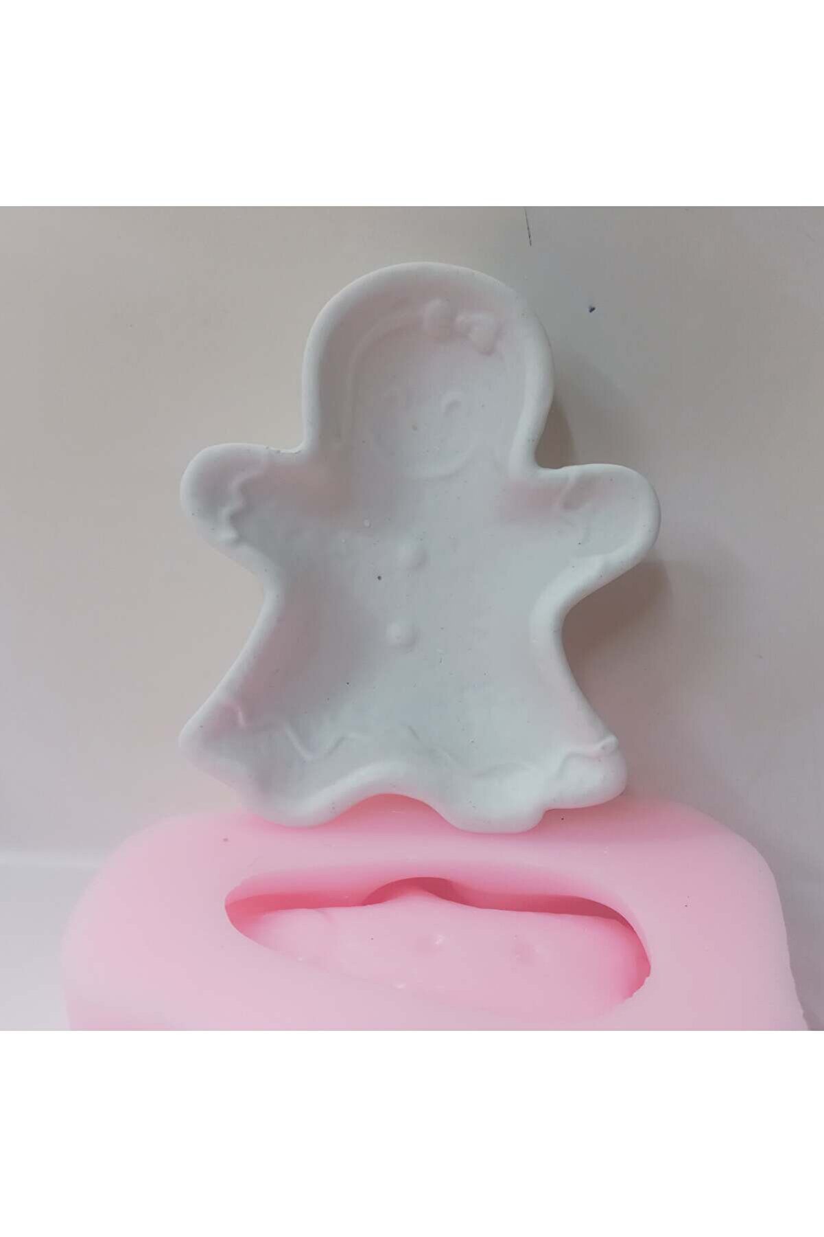 Kalıpcınızburada Kurabi̇ye Kız Tabak Si̇li̇kon Kalıp