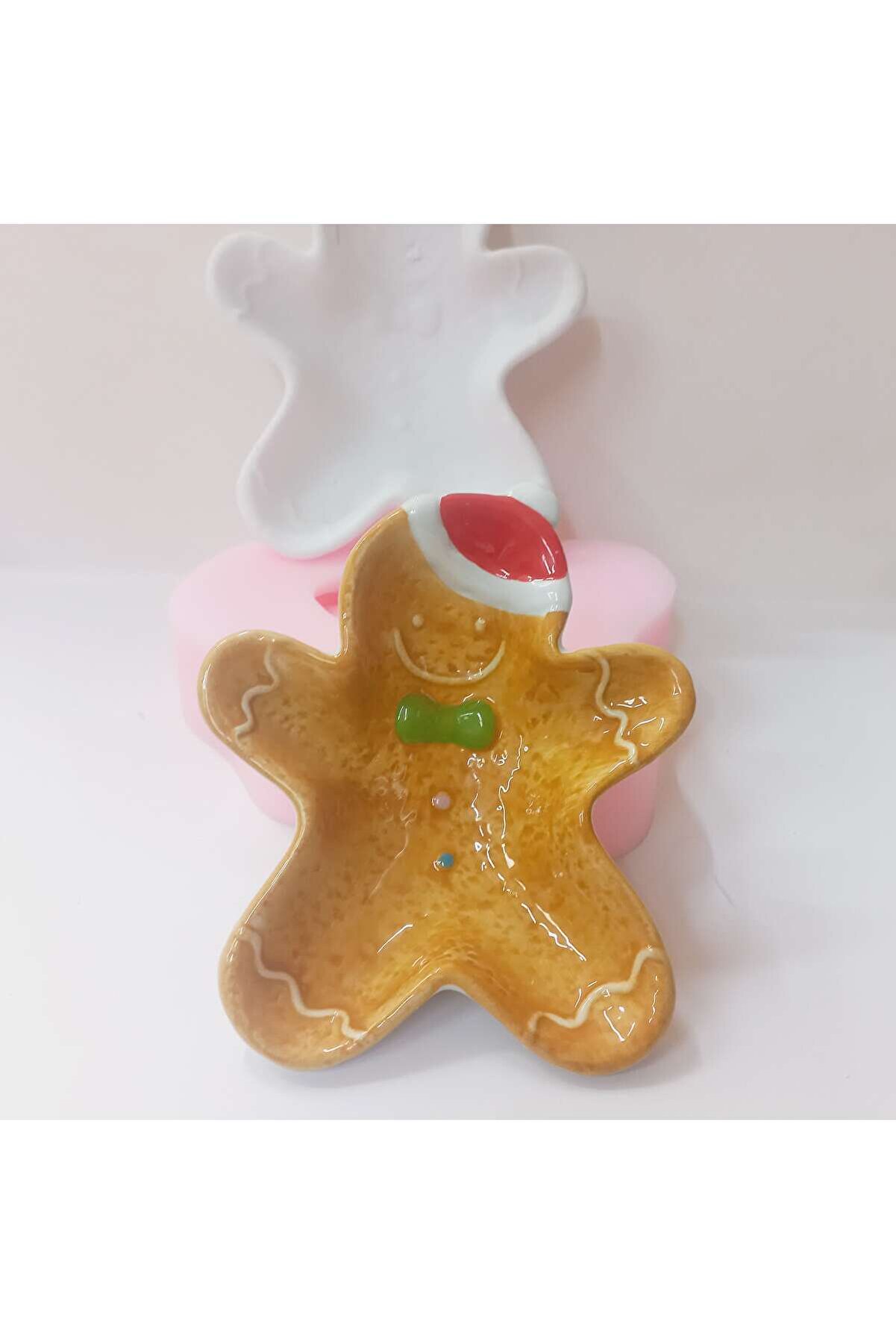 Kalıpcınızburada Kurabi̇ye Aadm Tabak Si̇li̇kon Kalıp -K7694