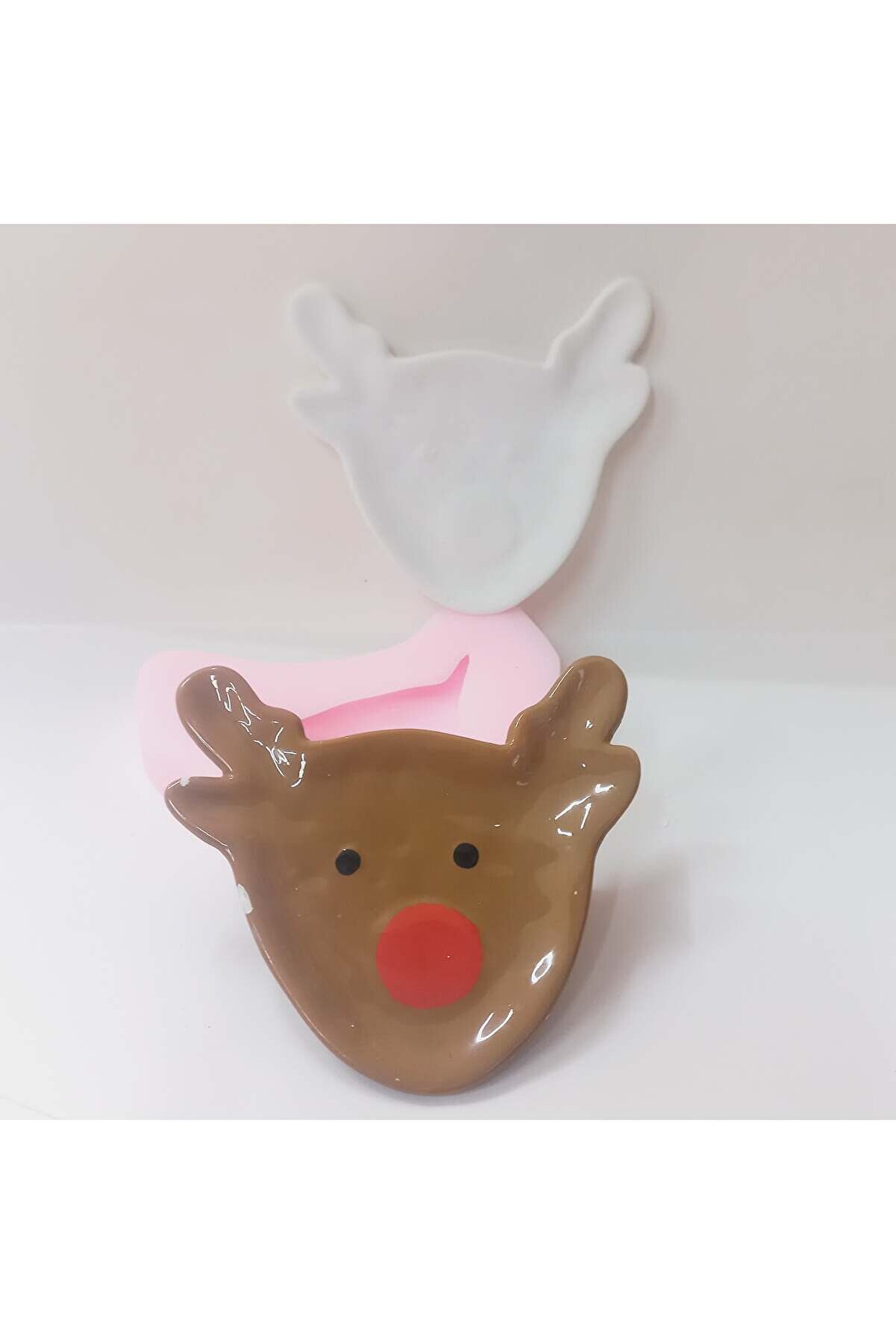 Kalıpcınızburada Geyi̇k Tabak Si̇li̇kon Kalıp -K7691