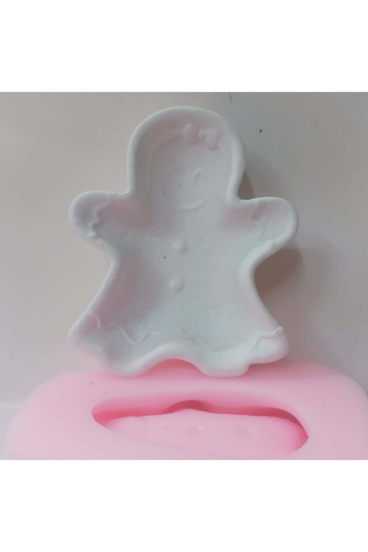 Kalıpcınızburada Kurabi̇ye Kız Tabak Si̇li̇kon Kalıp