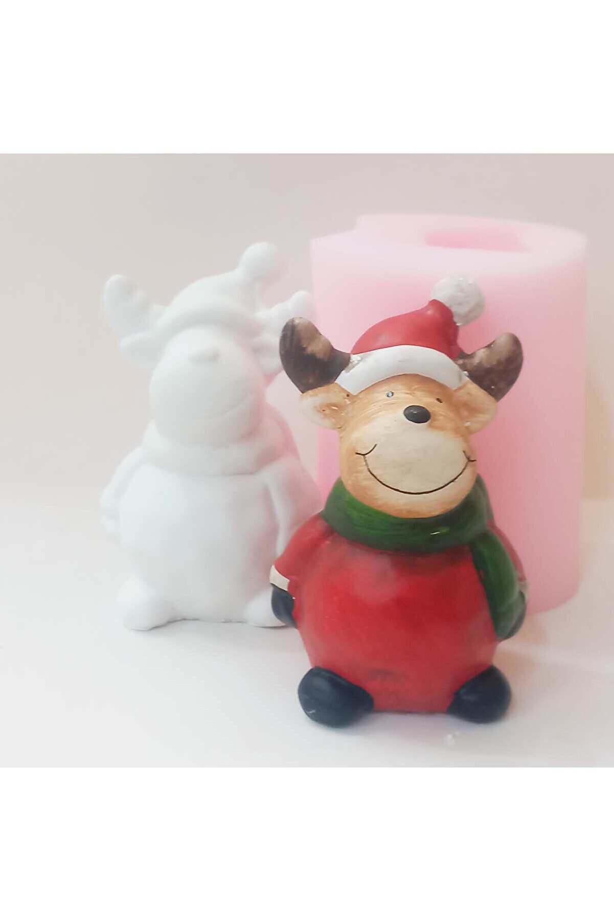 Kalıpcınızburada Noel Geyi̇k Si̇li̇kon Kalıp -K7685