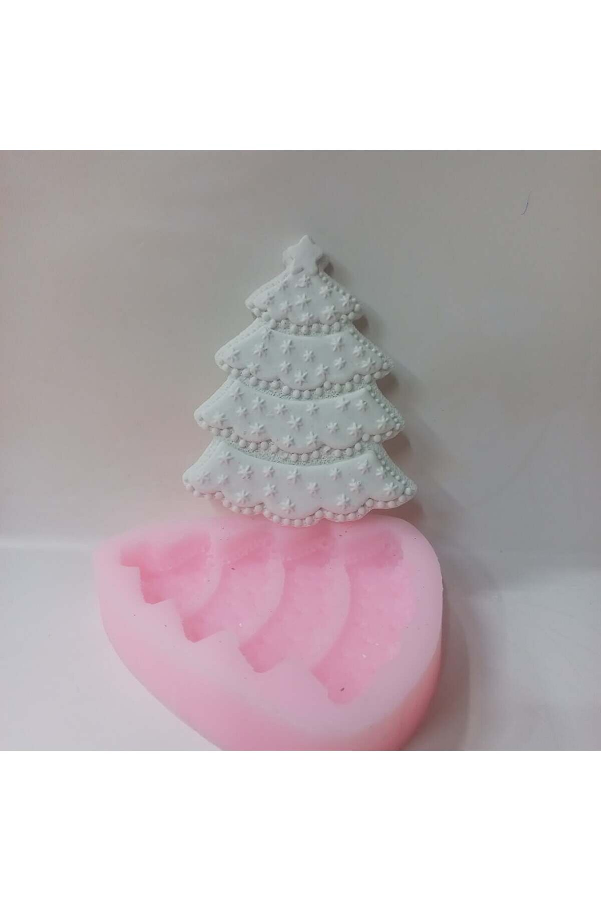 Kalıpcınızburada Noel Ağaç  Süsü Si̇li̇kon Kalıp - K7704