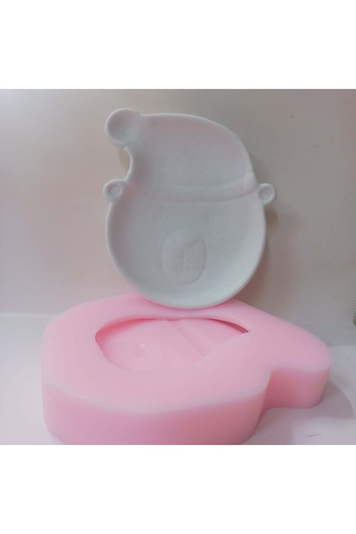 Kalıpcınızburada Noel Ayıcık Tabak Si̇li̇kon Kalıp -K7687