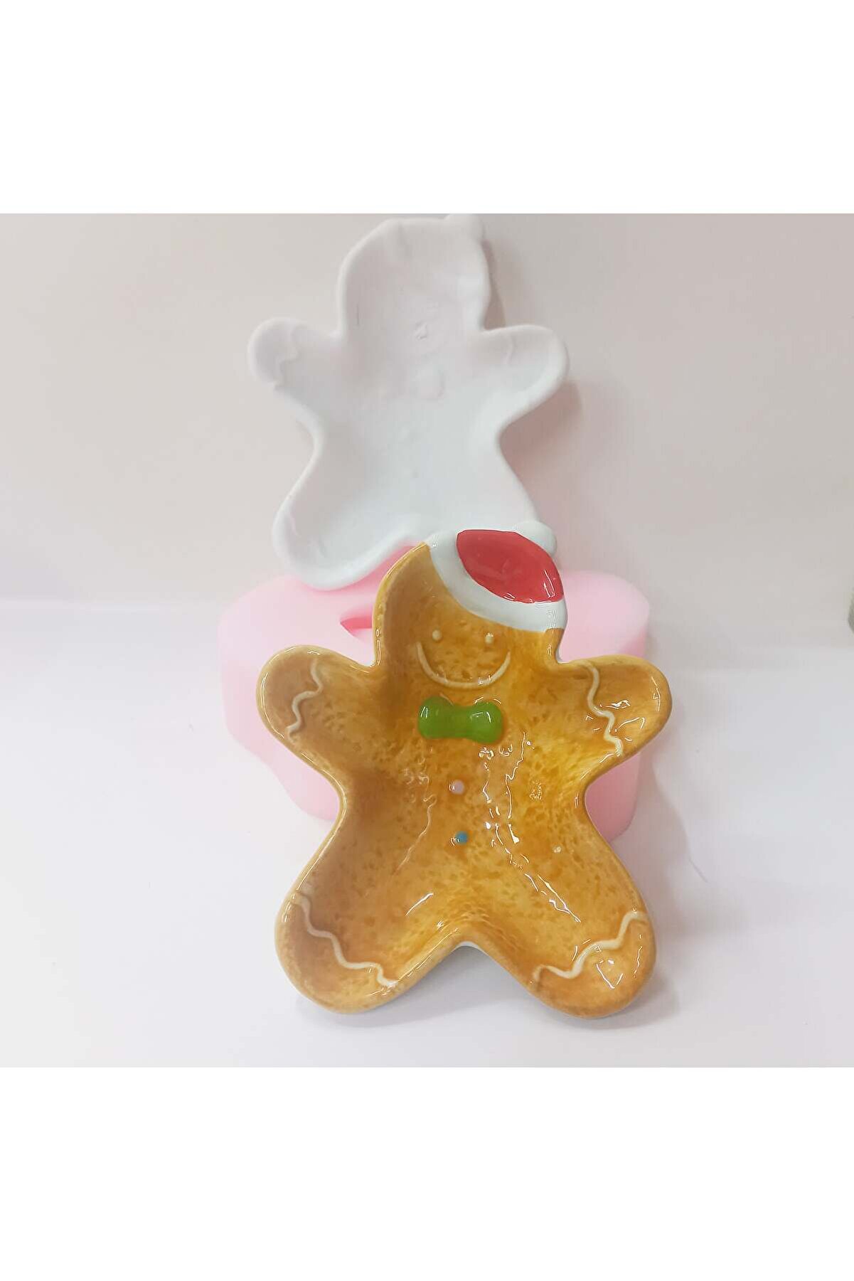 Kalıpcınızburada Kurabi̇ye Aadm Tabak Si̇li̇kon Kalıp -K7694