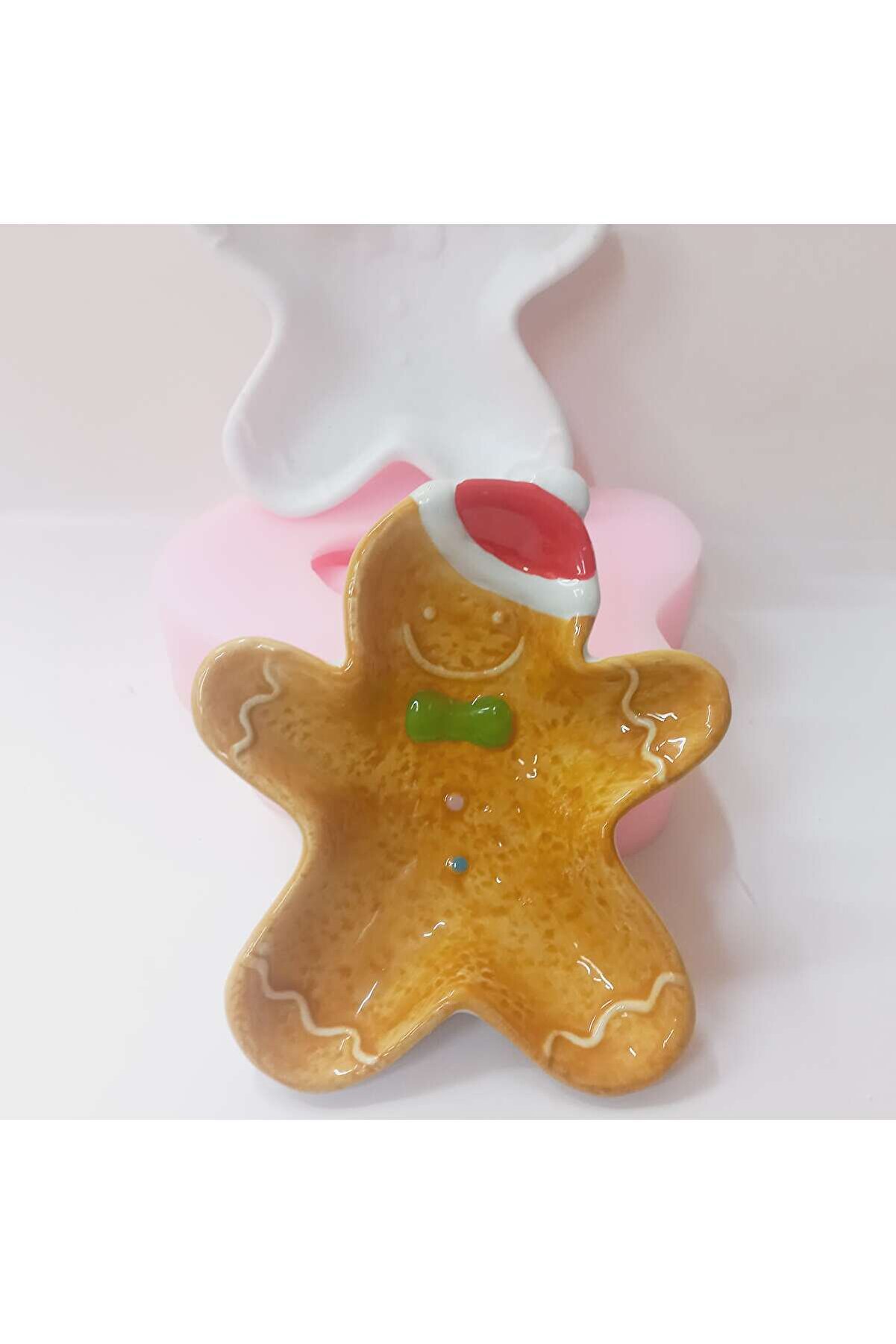 Kalıpcınızburada Kurabi̇ye Aadm Tabak Si̇li̇kon Kalıp -K7694