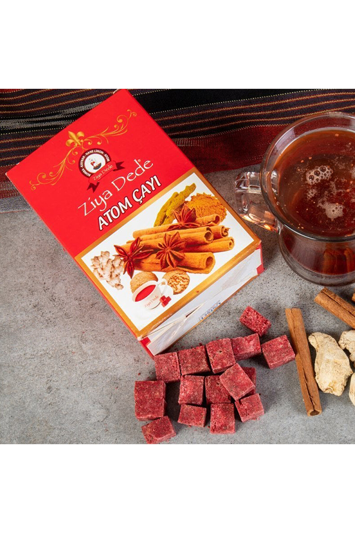 4 Lü Ekonomi̇k Paket Zi̇ya Dede Atom Çayı 150 Gr (4 Kutu)