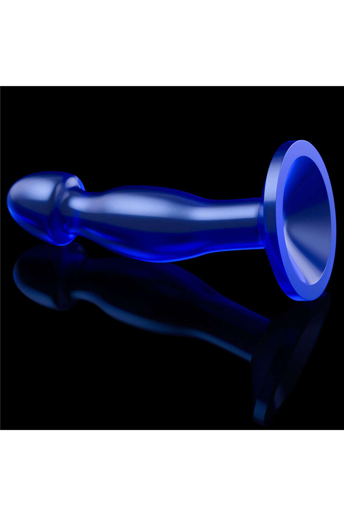 Meyrabest Flawless Clear Prostate Plug 6.5   Blue Butt Plug