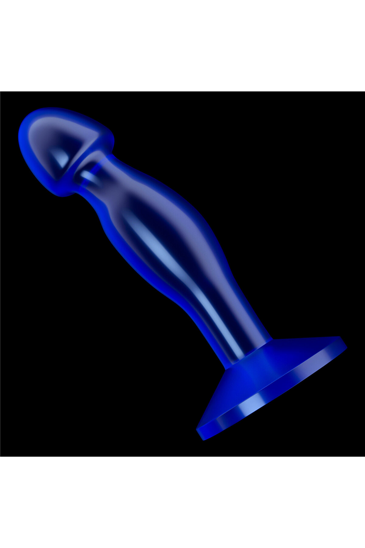 Meyrabest Flawless Clear Prostate Plug 6.5   Blue Butt Plug